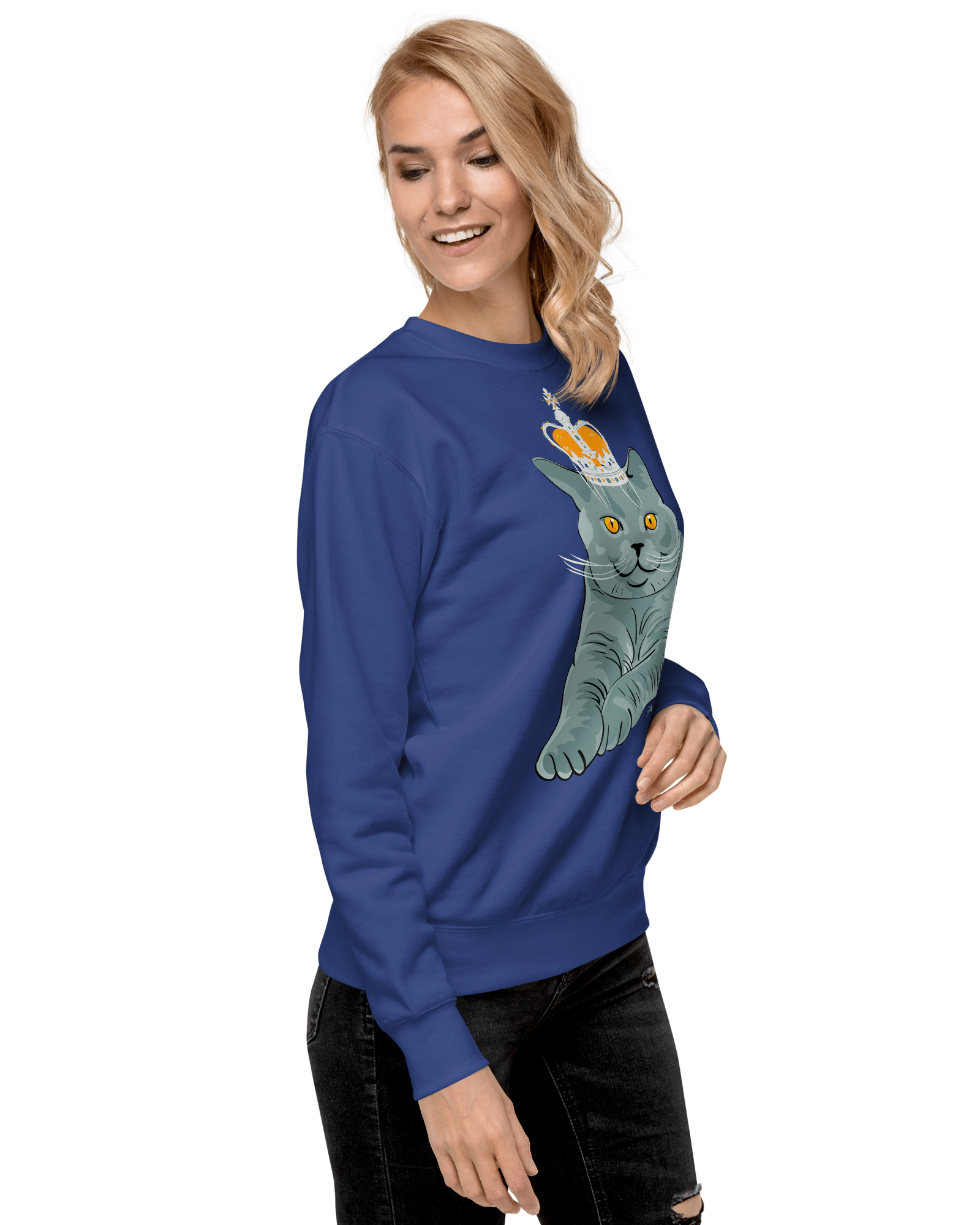 Jolly & Goode British Blue Premium Sweatshirt Cheeky British Style