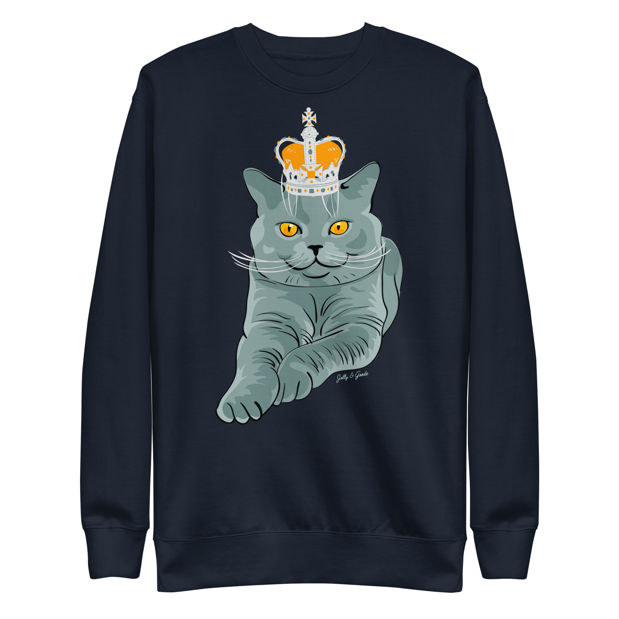 Jolly & Goode British Blue Premium Sweatshirt Cheeky British Style
