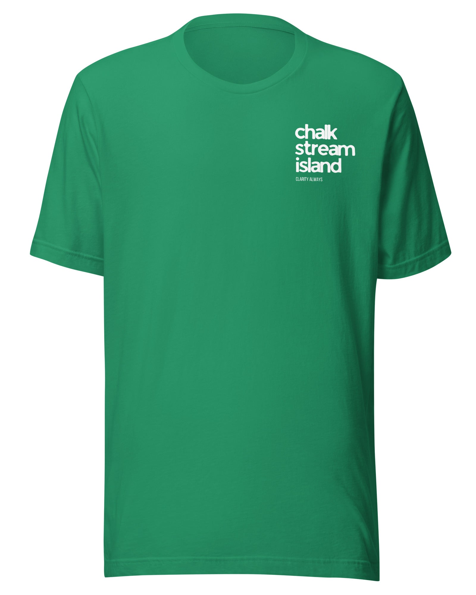 Jolly & Goode Chalk Stream Island, Clarity Always Tee Cheeky British Style