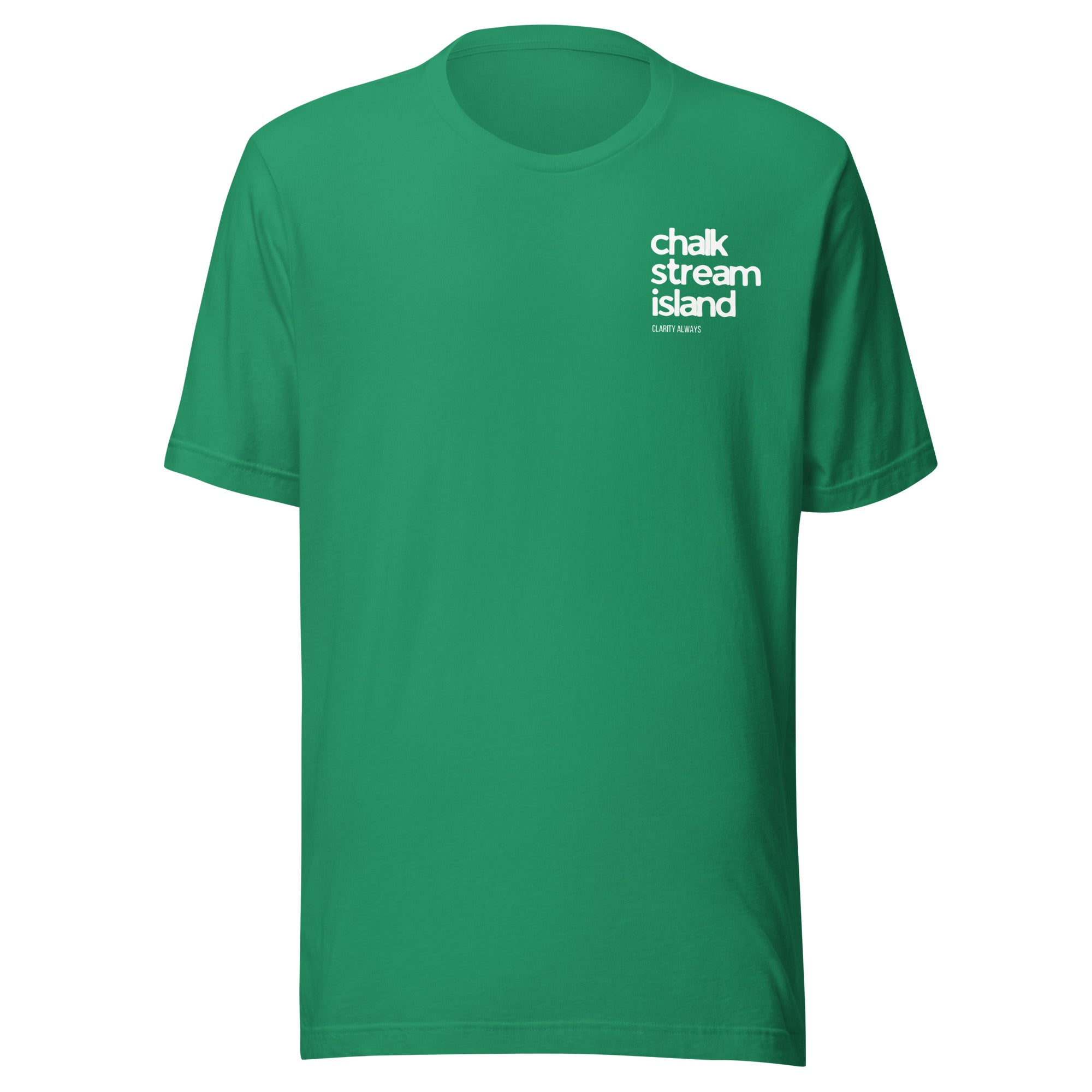 Jolly & Goode Chalk Stream Island, Clarity Always Tee Cheeky British Style