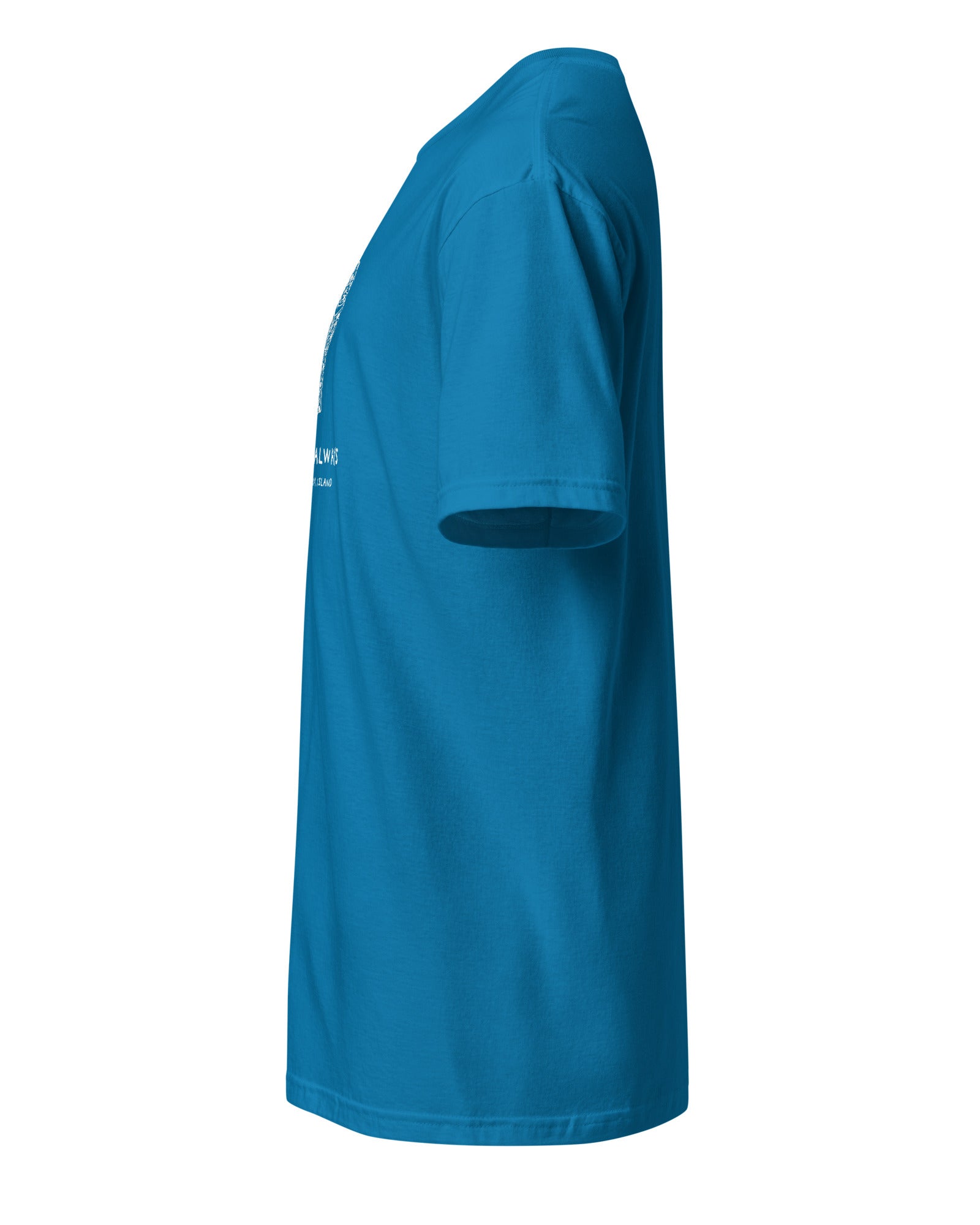 Jolly & Goode Clarity Always, Chalk Stream Island, Hugging Tee Cheeky British Style