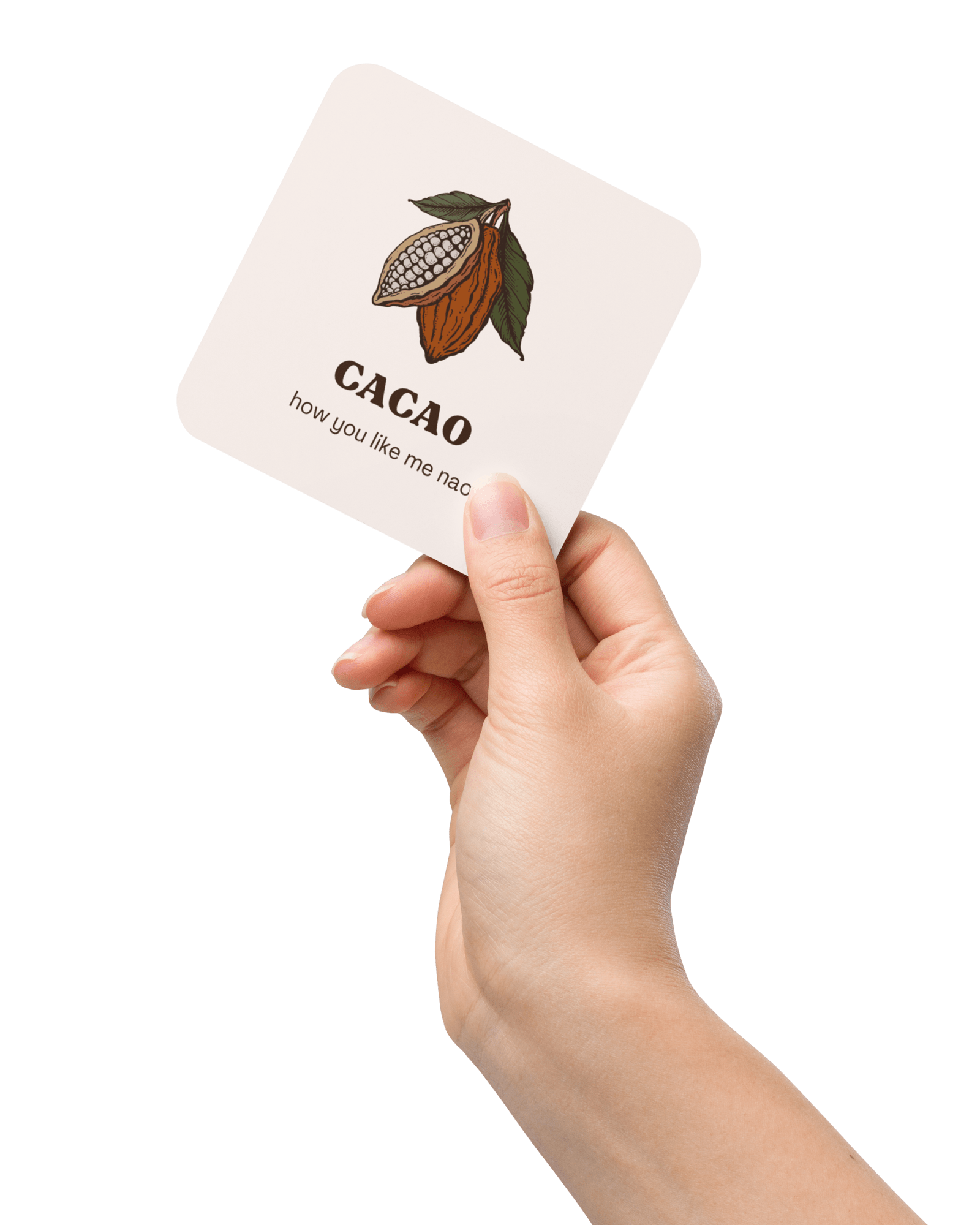 Jolly & Goode Coaster Cacao How You Like Me Nao Coaster Cheeky British Style