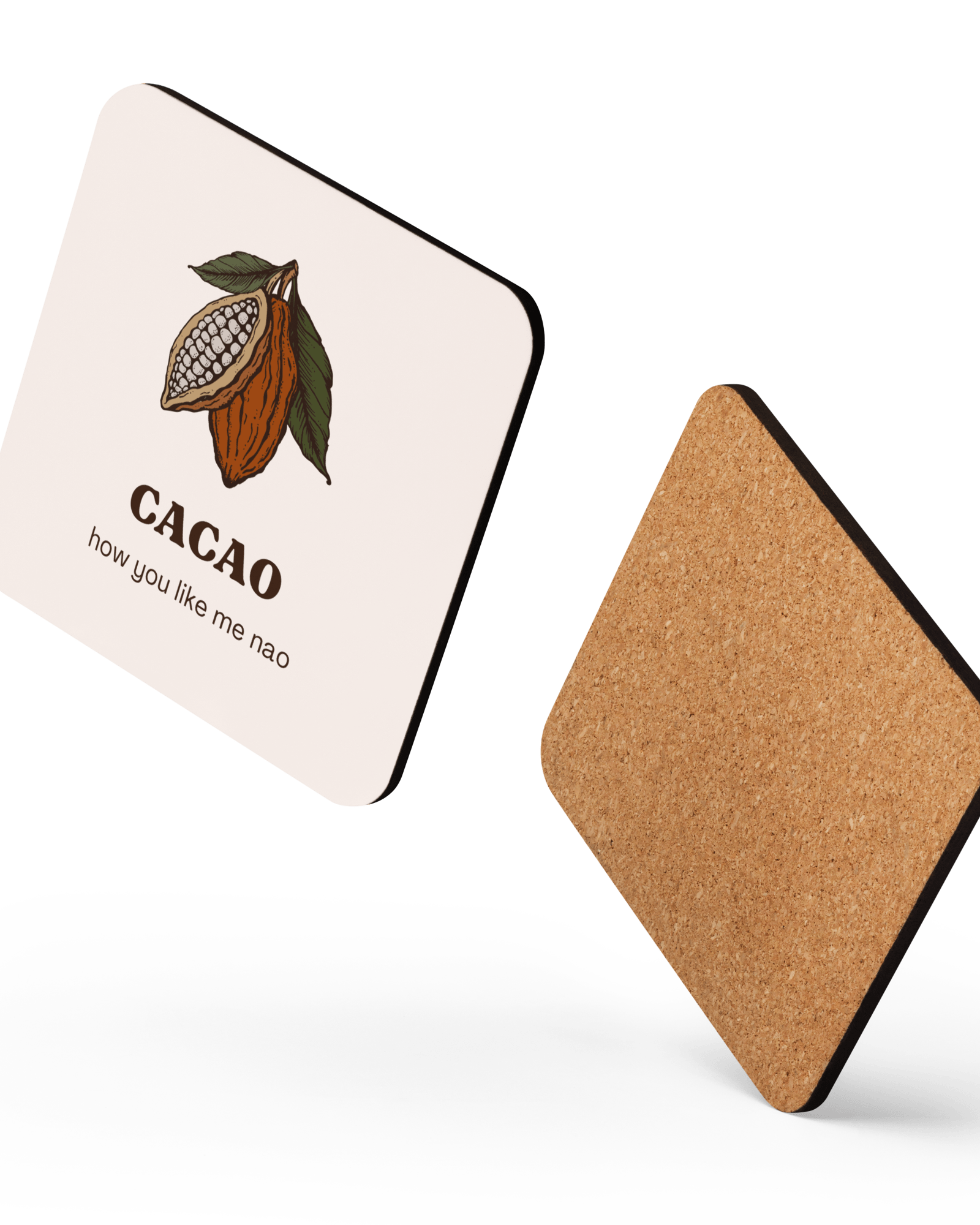 Jolly & Goode Coaster Cacao How You Like Me Nao Coaster Cheeky British Style