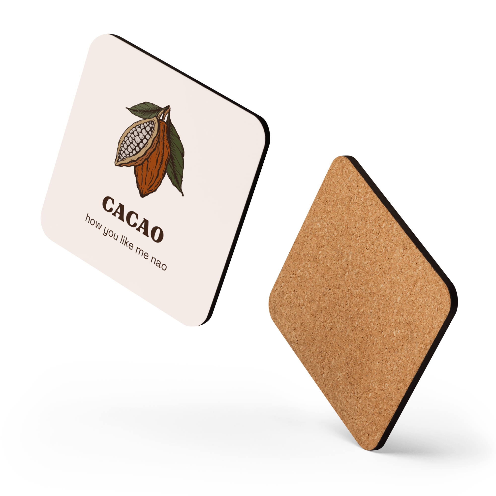 Jolly & Goode Coaster Cacao How You Like Me Nao Coaster Cheeky British Style