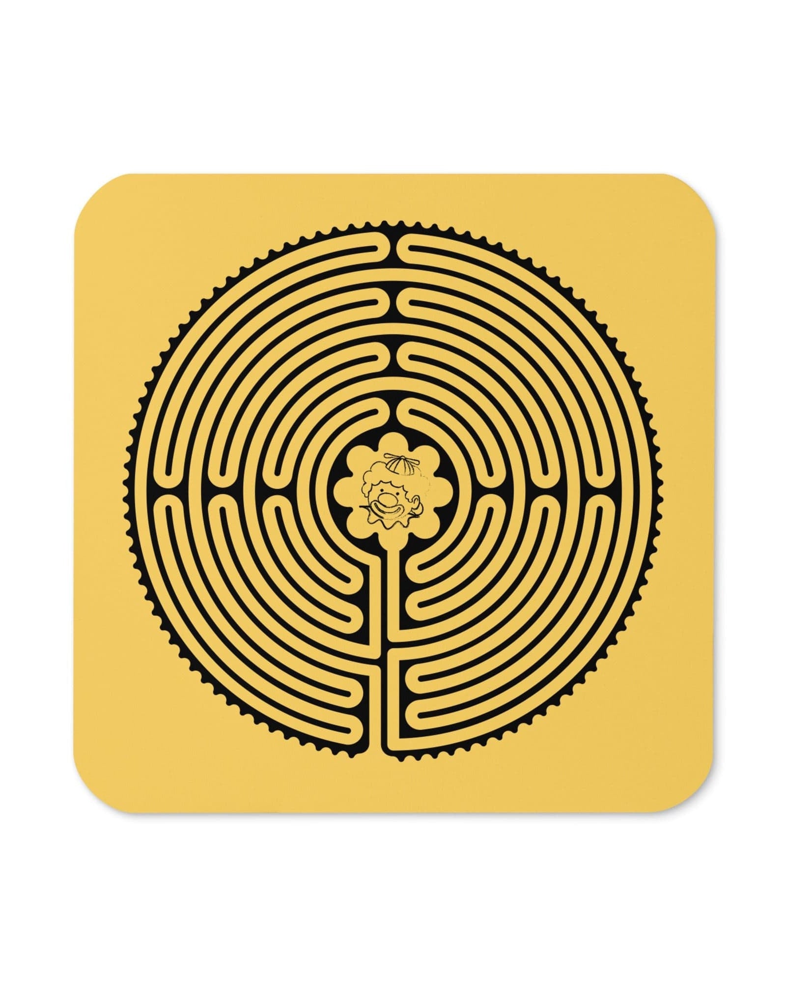 Jolly & Goode Coaster Clown Labyrinth Coaster Cheeky British Style