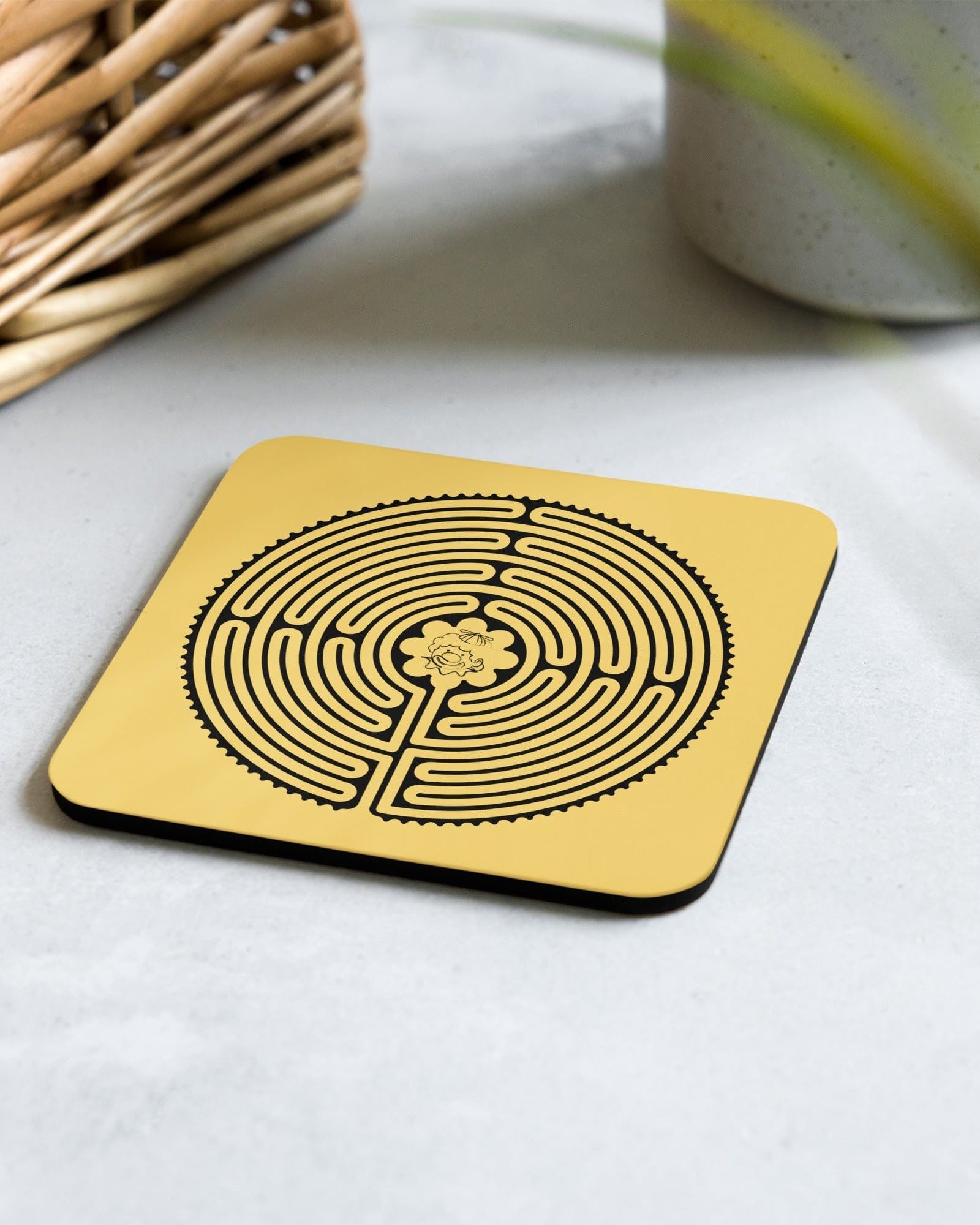 Jolly & Goode Coaster Clown Labyrinth Coaster Cheeky British Style