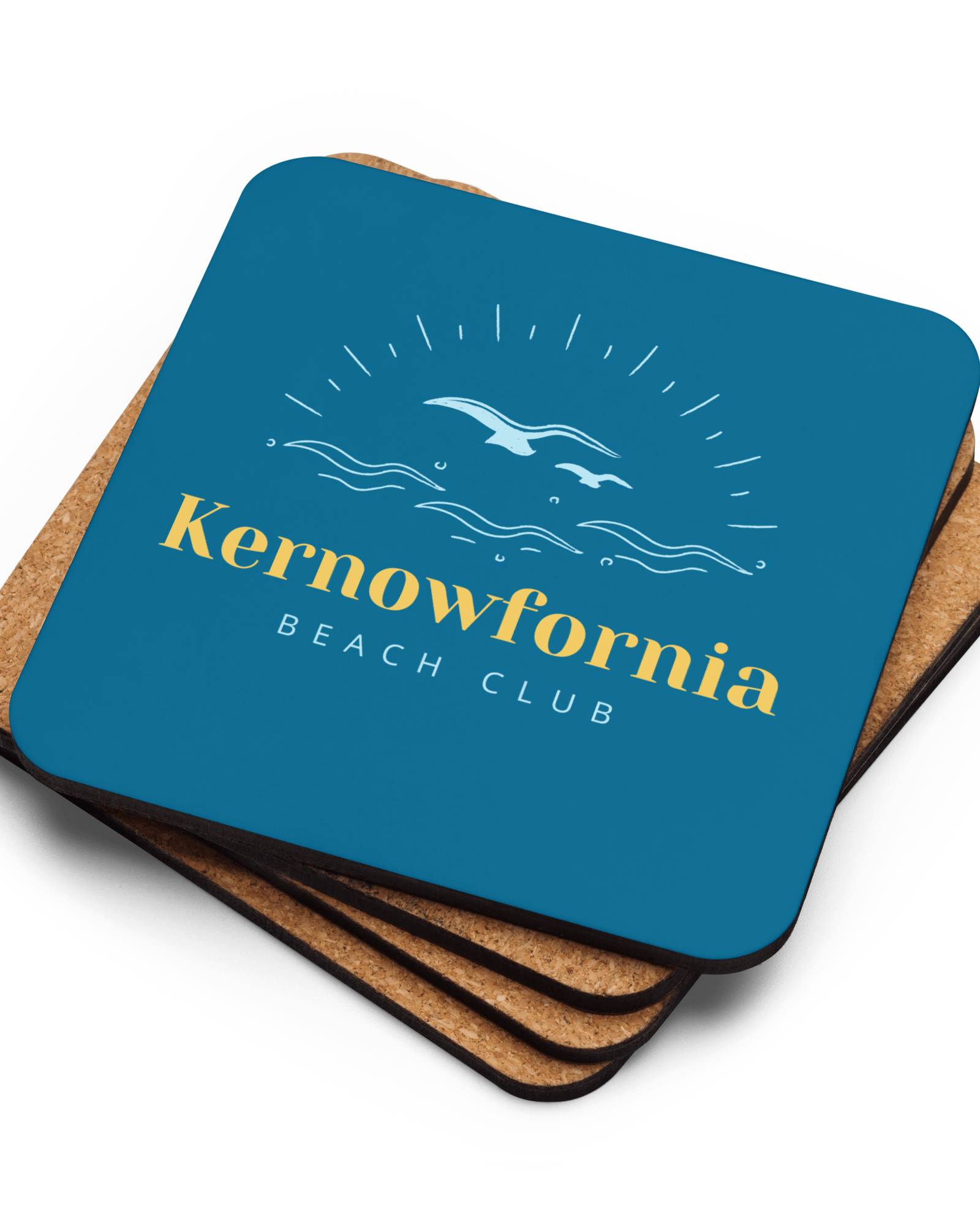 Jolly & Goode Coaster Kernowfornia Beach Club Coaster Cheeky British Style