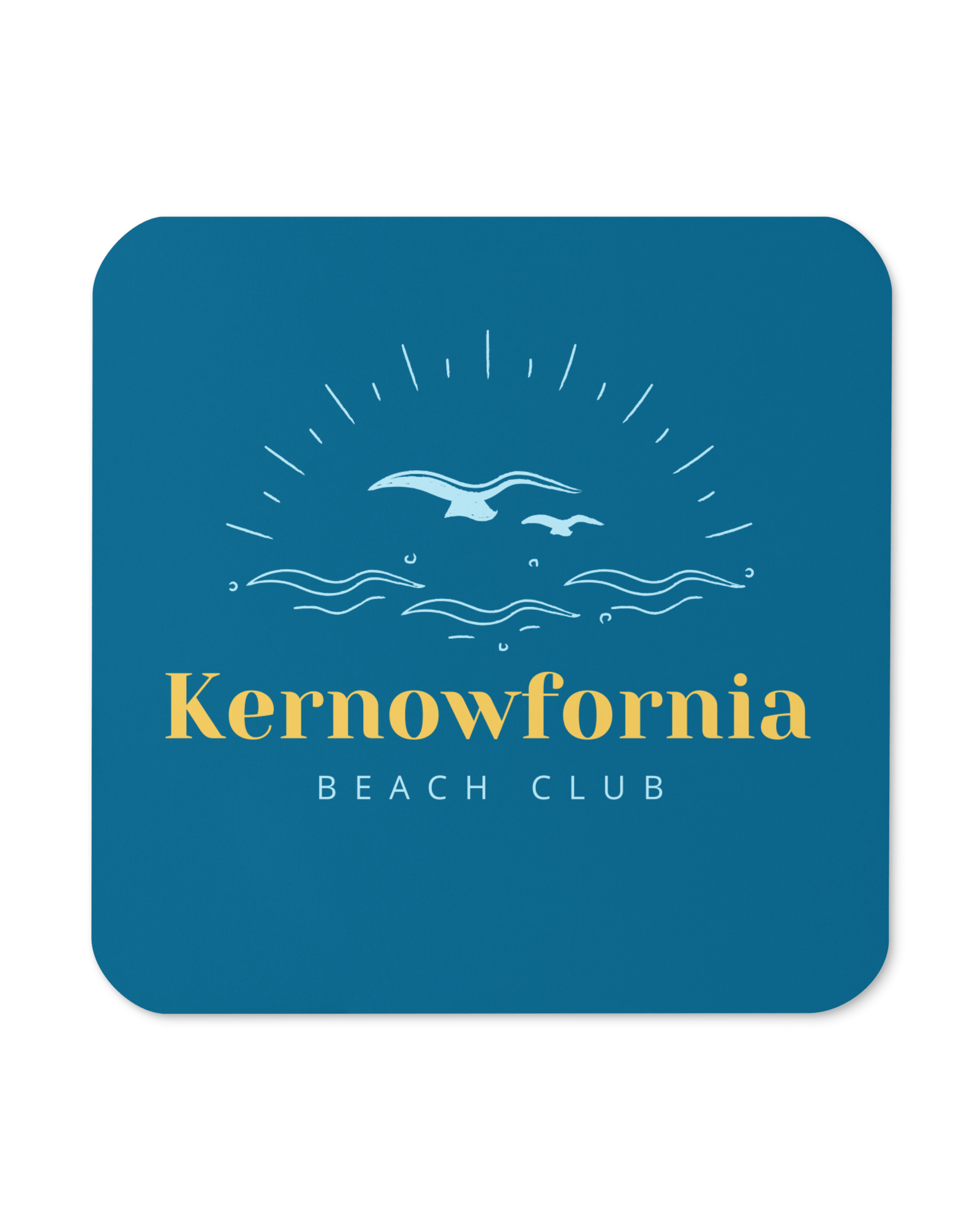 Jolly & Goode Coaster Kernowfornia Beach Club Coaster Cheeky British Style