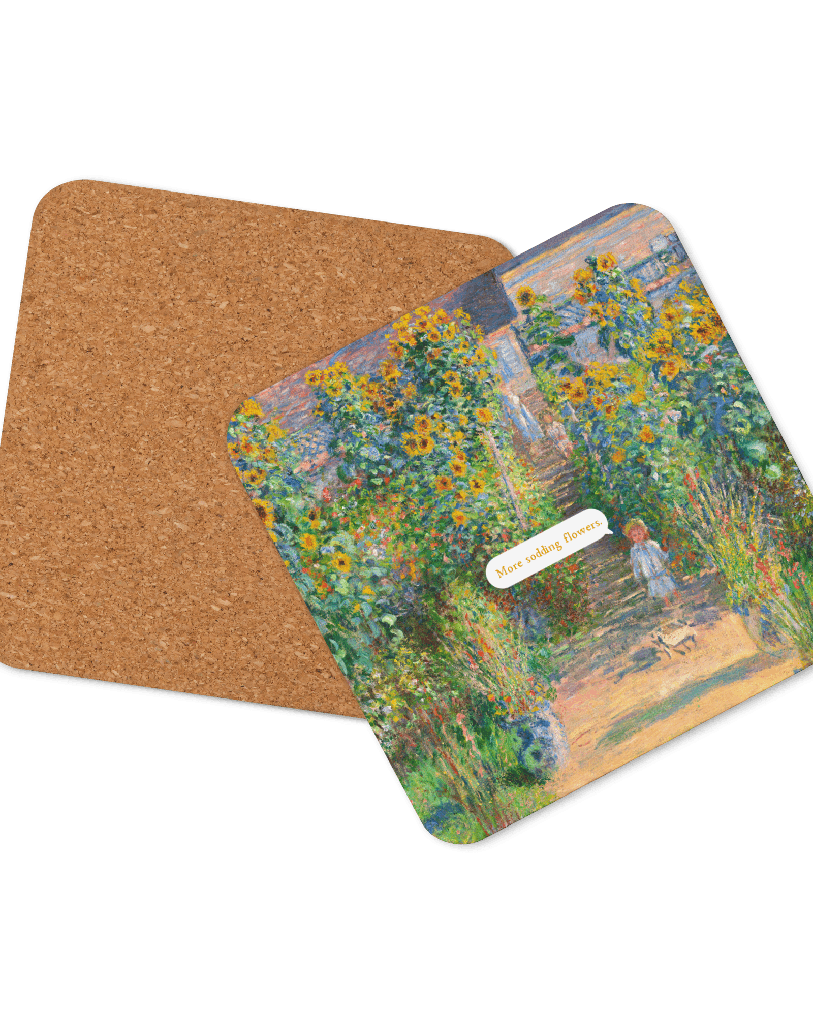 Jolly & Goode Coaster More Sodding Flowers Coaster Cheeky British Style