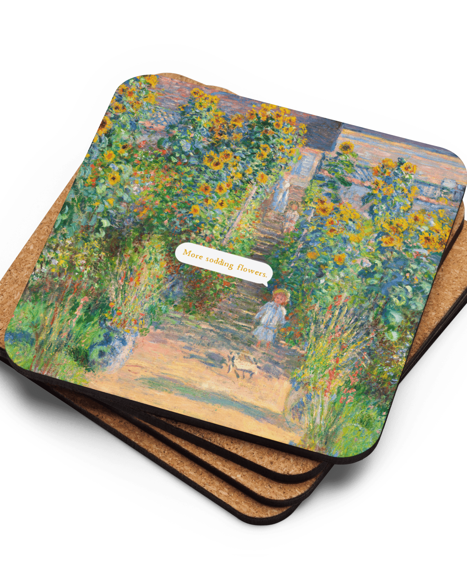 Jolly & Goode Coaster More Sodding Flowers Coaster Cheeky British Style