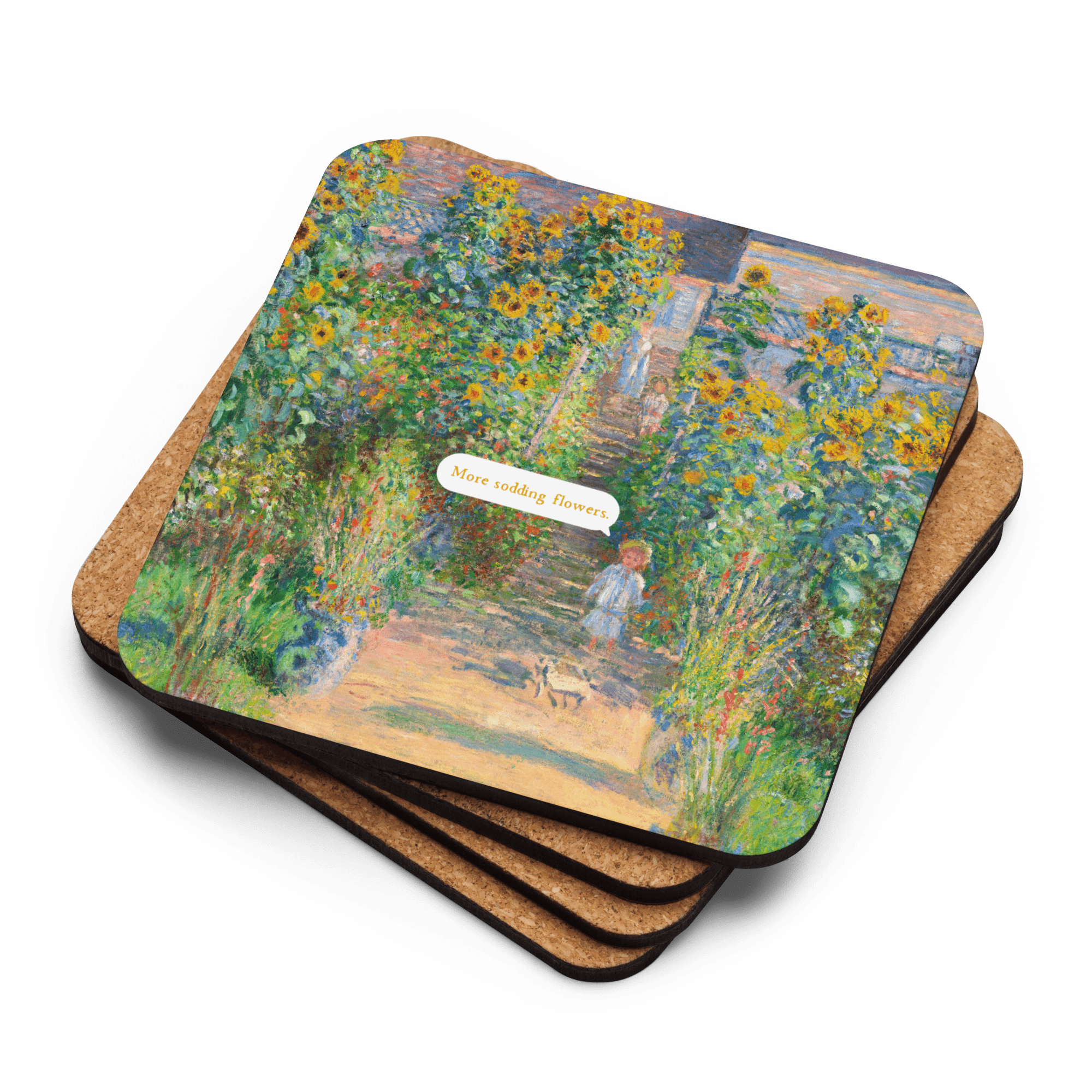 Jolly & Goode Coaster More Sodding Flowers Coaster Cheeky British Style