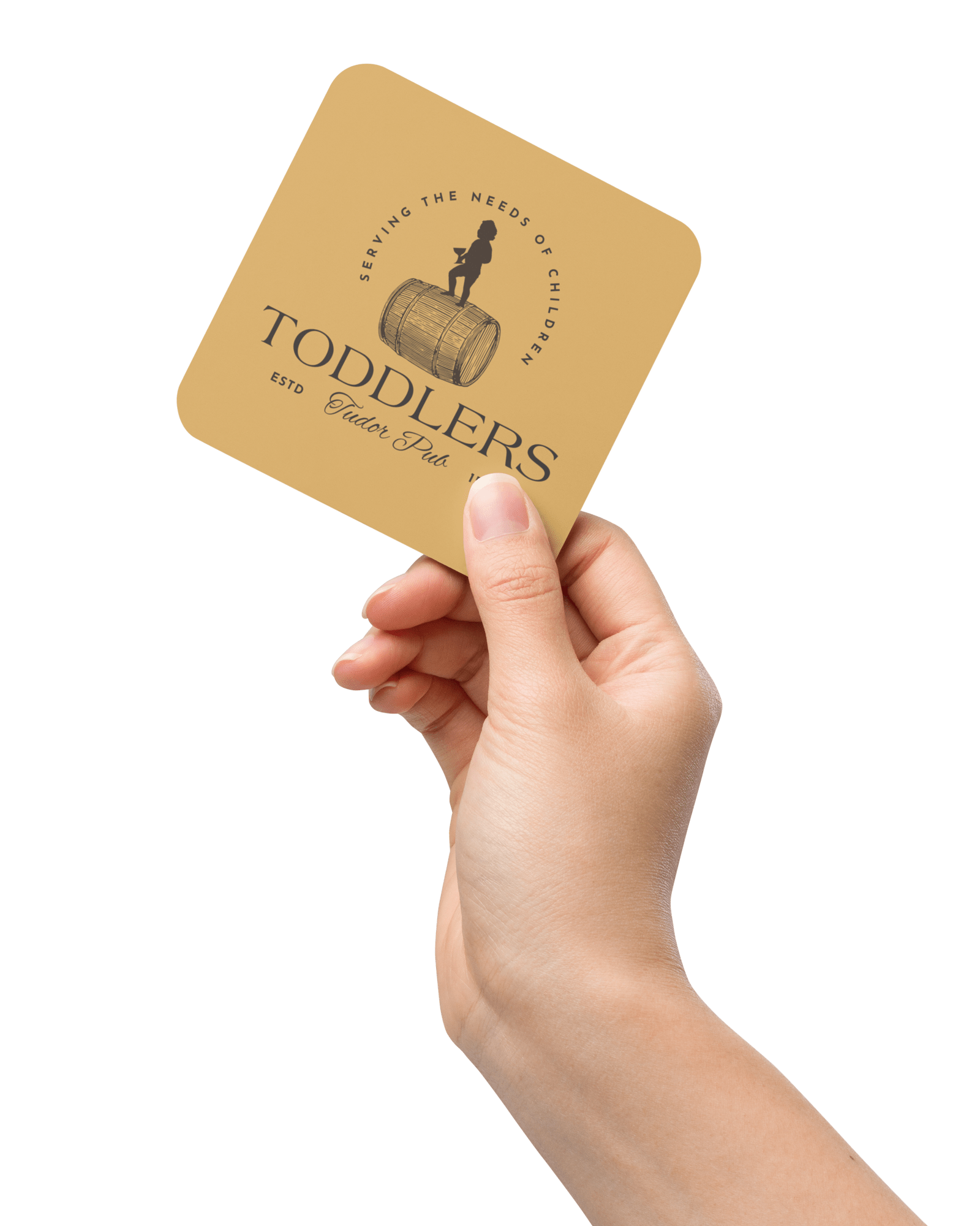 Jolly & Goode Coaster Toddlers Tudor Pub Coaster Cheeky British Style