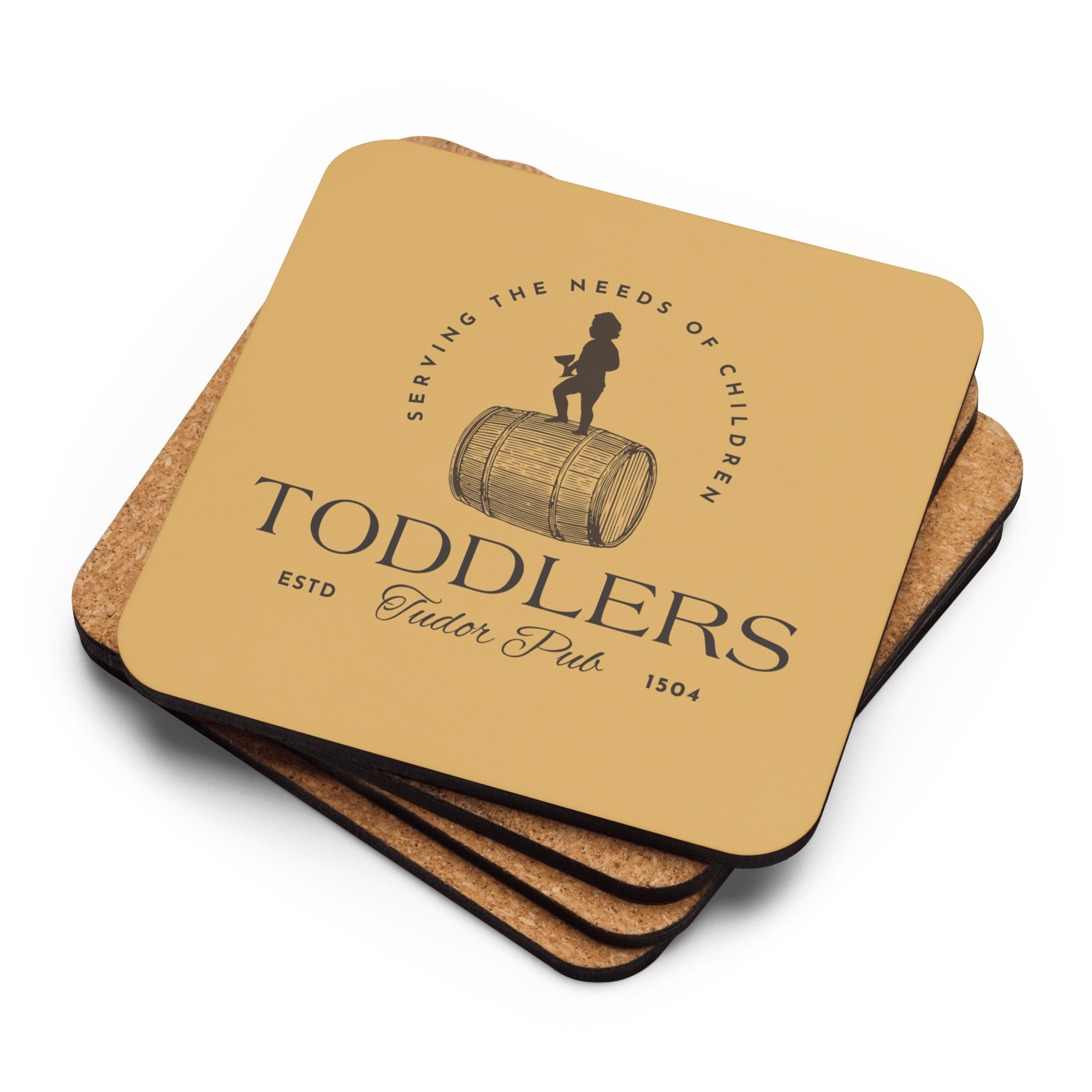 Jolly & Goode Coaster Toddlers Tudor Pub Coaster Cheeky British Style