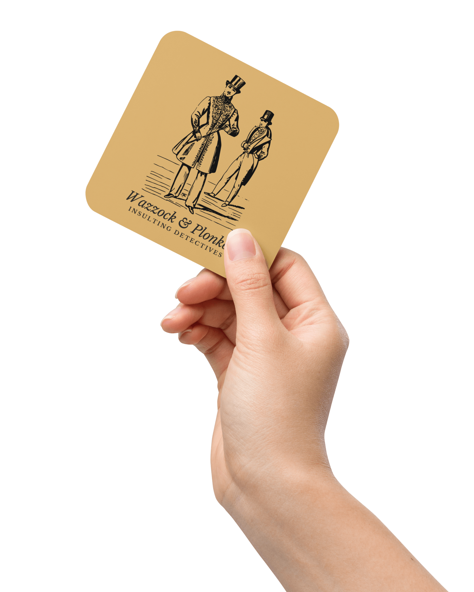 Jolly & Goode Coaster Wazzock & Plonker Coaster Cheeky British Style