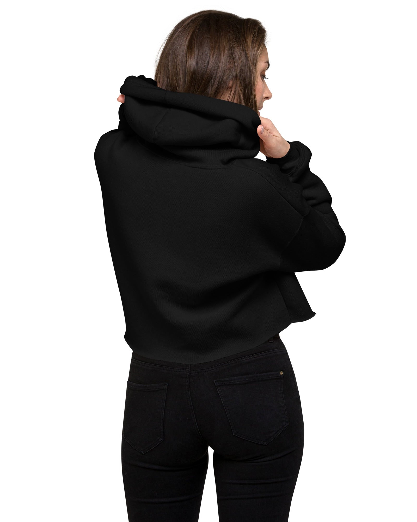 Jolly & Goode Crop Hoodie Emma Goode, A Bit Extra, Crop Hoodie Cheeky British Style