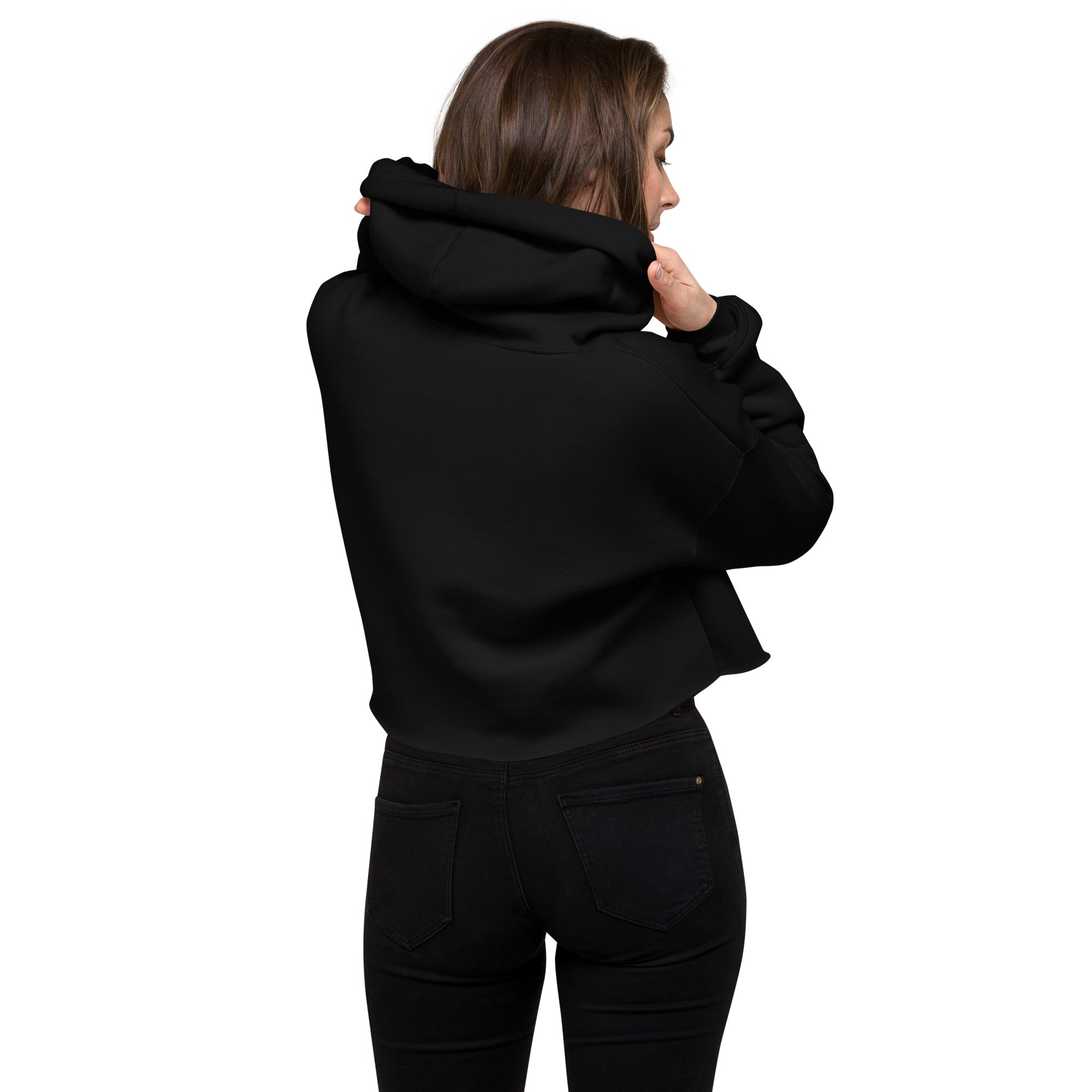 Jolly & Goode Crop Hoodie Emma Goode, A Bit Extra, Crop Hoodie Cheeky British Style