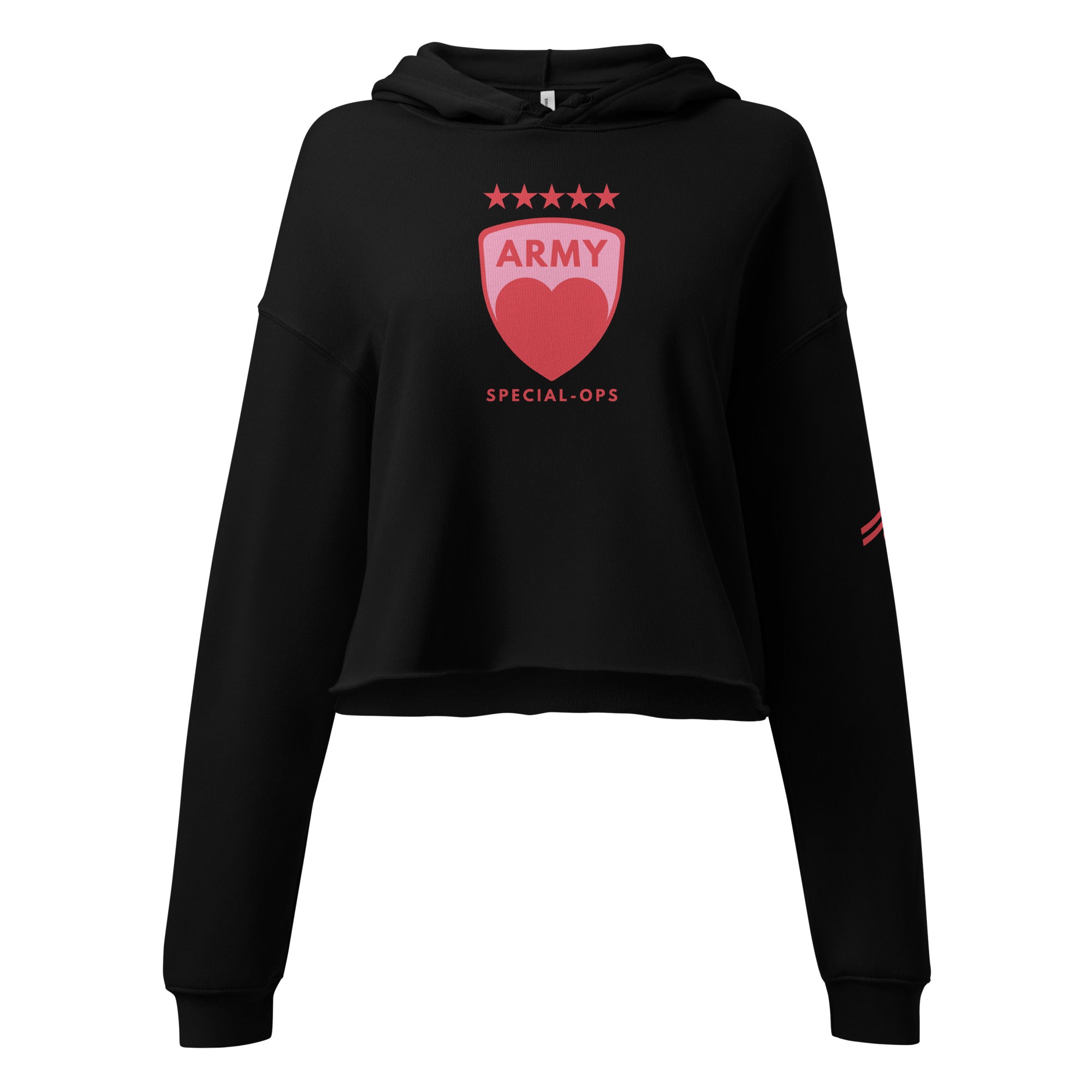 Jolly & Goode Crop Hoodie S Army of Love Special Ops Crop Hoodie Cheeky British Style