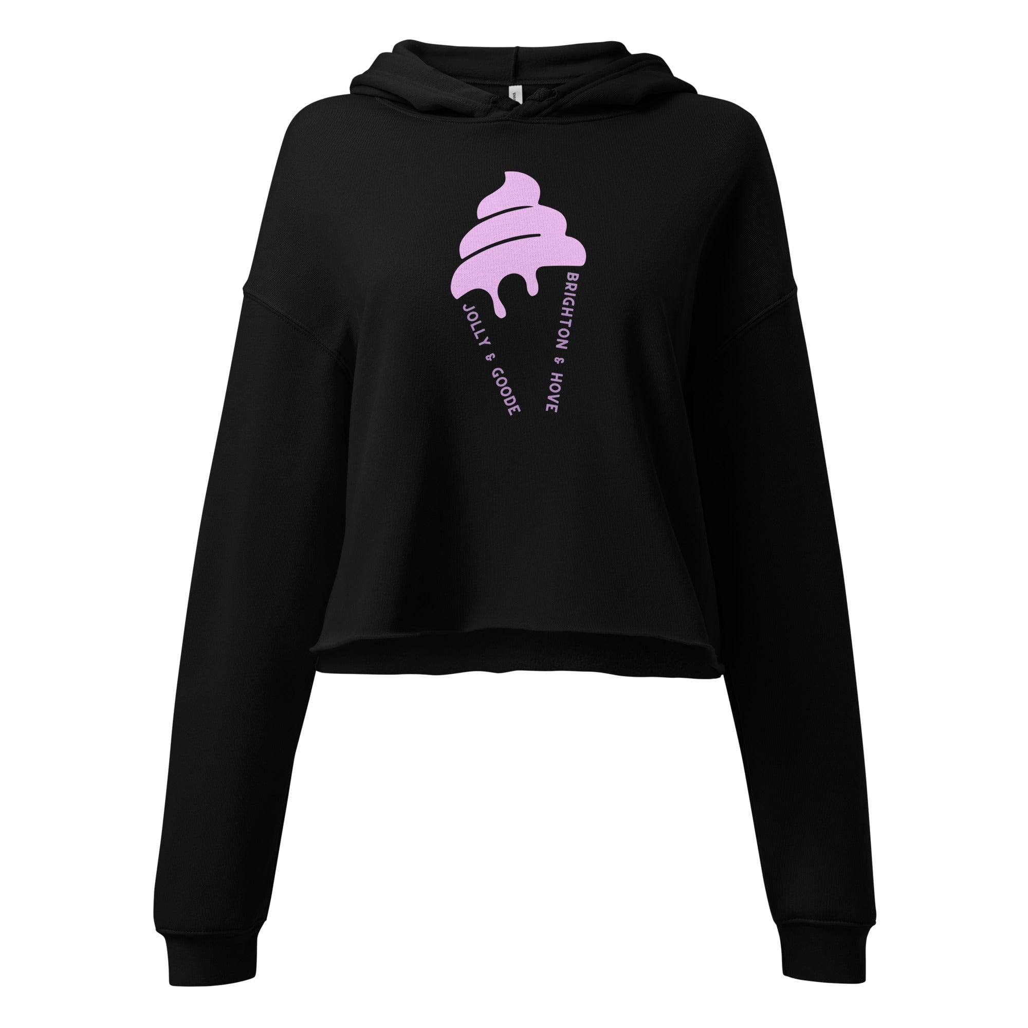 Jolly & Goode Crop Hoodie S Brighton & Hove Ice Cream Crop Hoodie Cheeky British Style