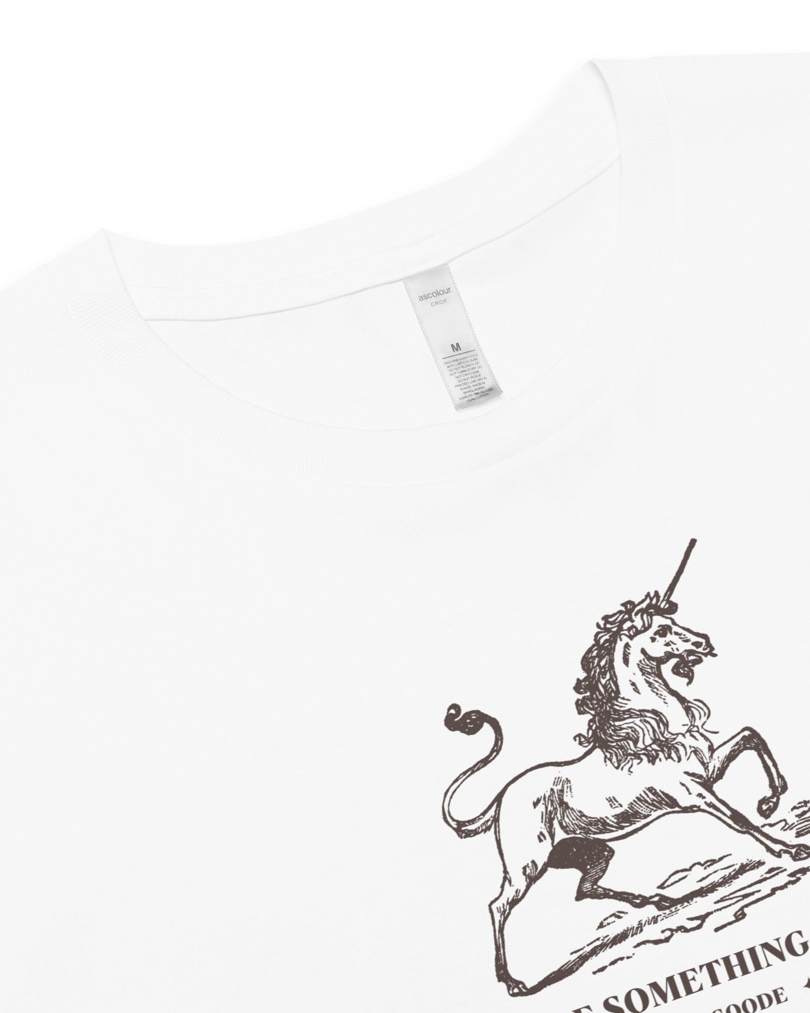 Jolly & Goode Crop Tops A Little Something Extra Unicorn Crop Top Cheeky British Style