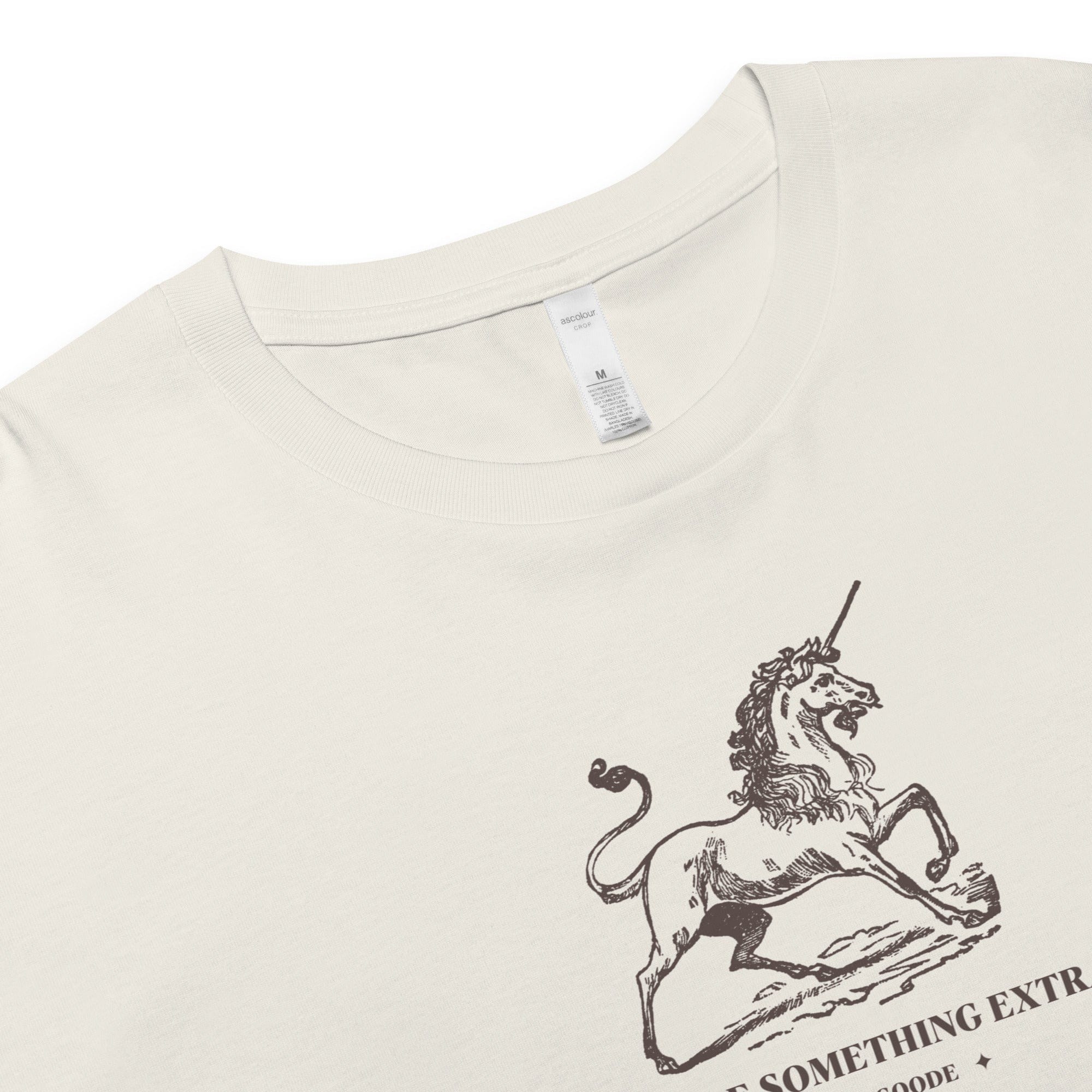 Jolly & Goode Crop Tops A Little Something Extra Unicorn Crop Top Cheeky British Style