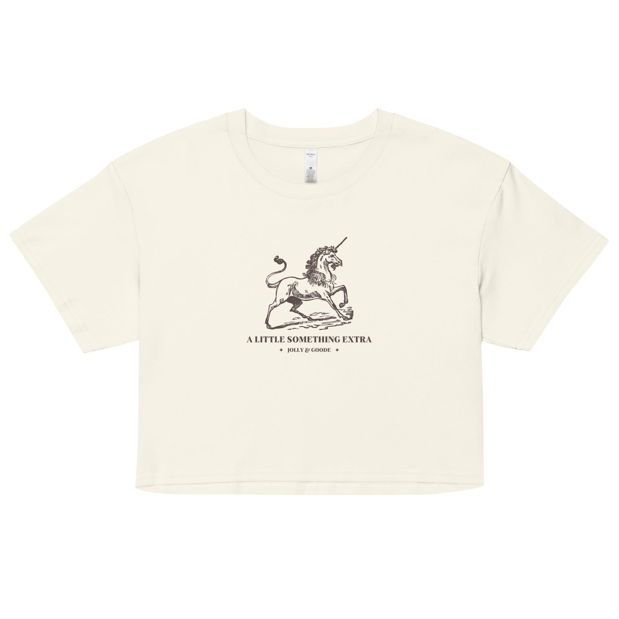 Jolly & Goode Crop Tops A Little Something Extra Unicorn Crop Top Cheeky British Style
