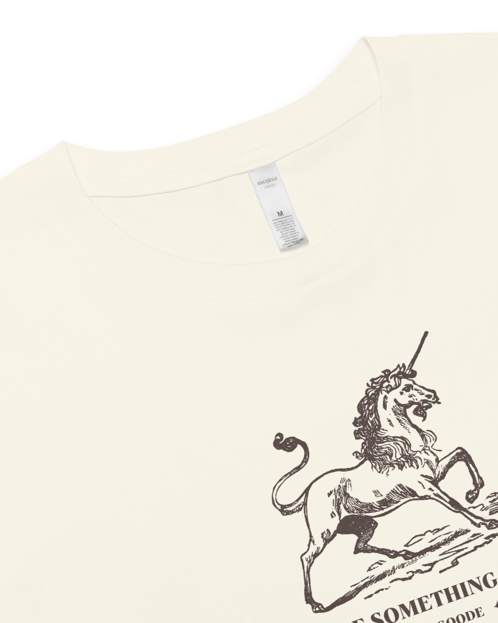 Jolly & Goode Crop Tops A Little Something Extra Unicorn Crop Top Cheeky British Style