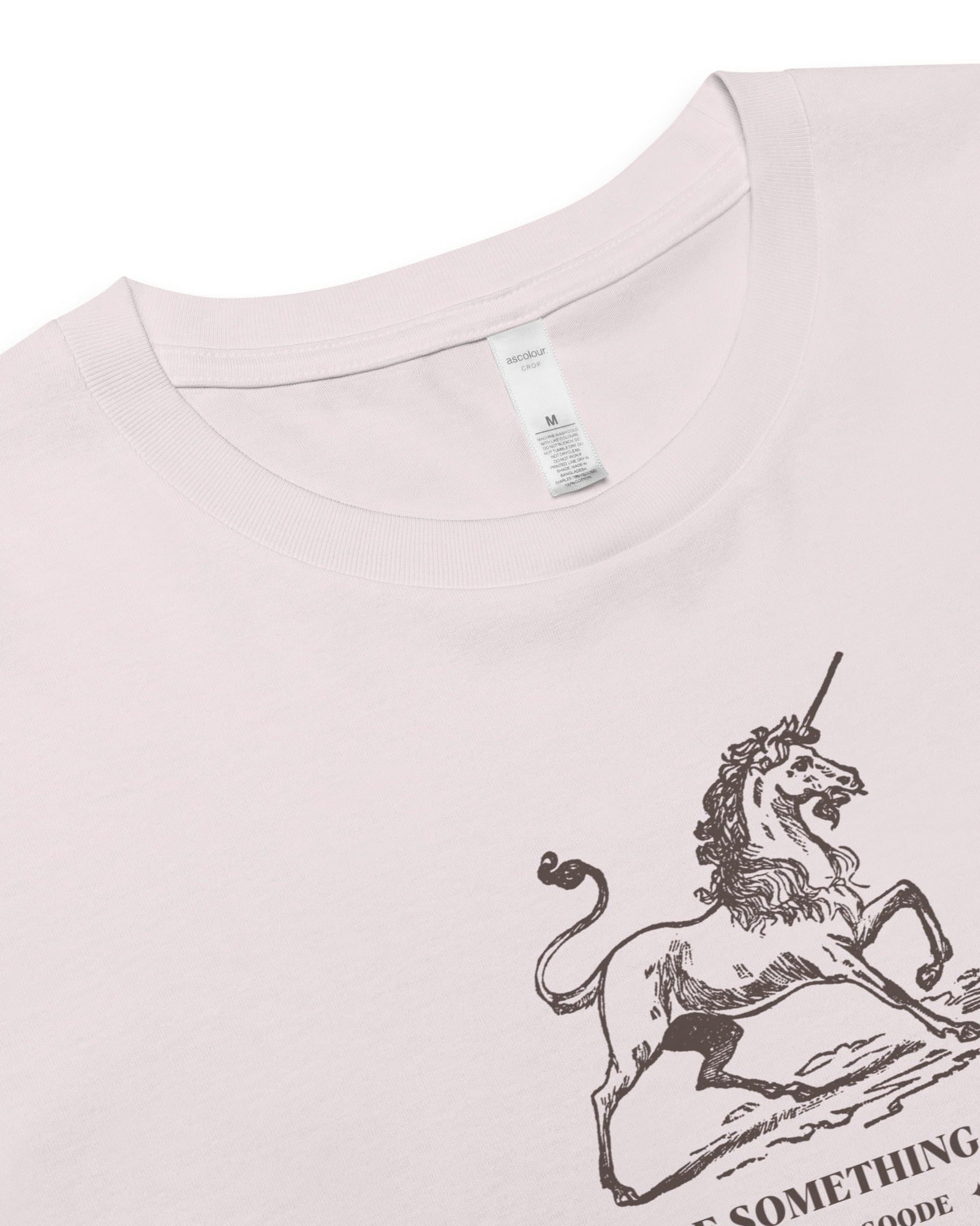 Jolly & Goode Crop Tops A Little Something Extra Unicorn Crop Top Cheeky British Style