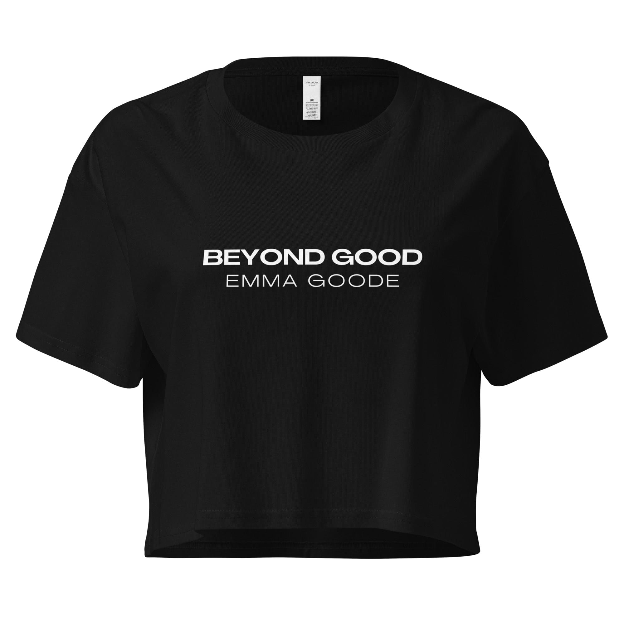 Jolly & Goode Crop Tops Black / XS Beyond Good Emma Goode Crop Top Cheeky British Style