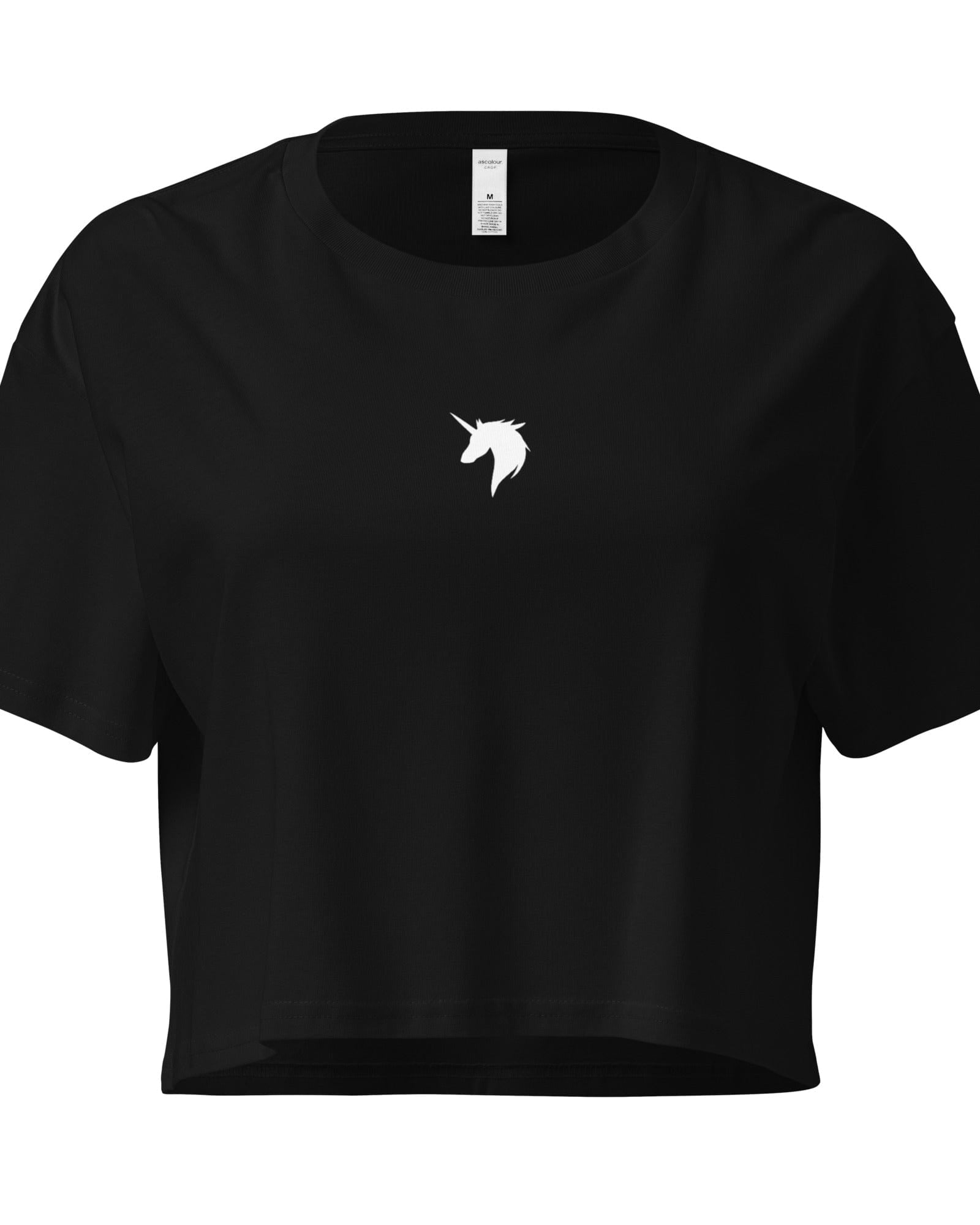 Jolly & Goode Crop Tops Black / XS Unicorn | A Little Something Extra | Emma Goode Crop Top Cheeky British Style