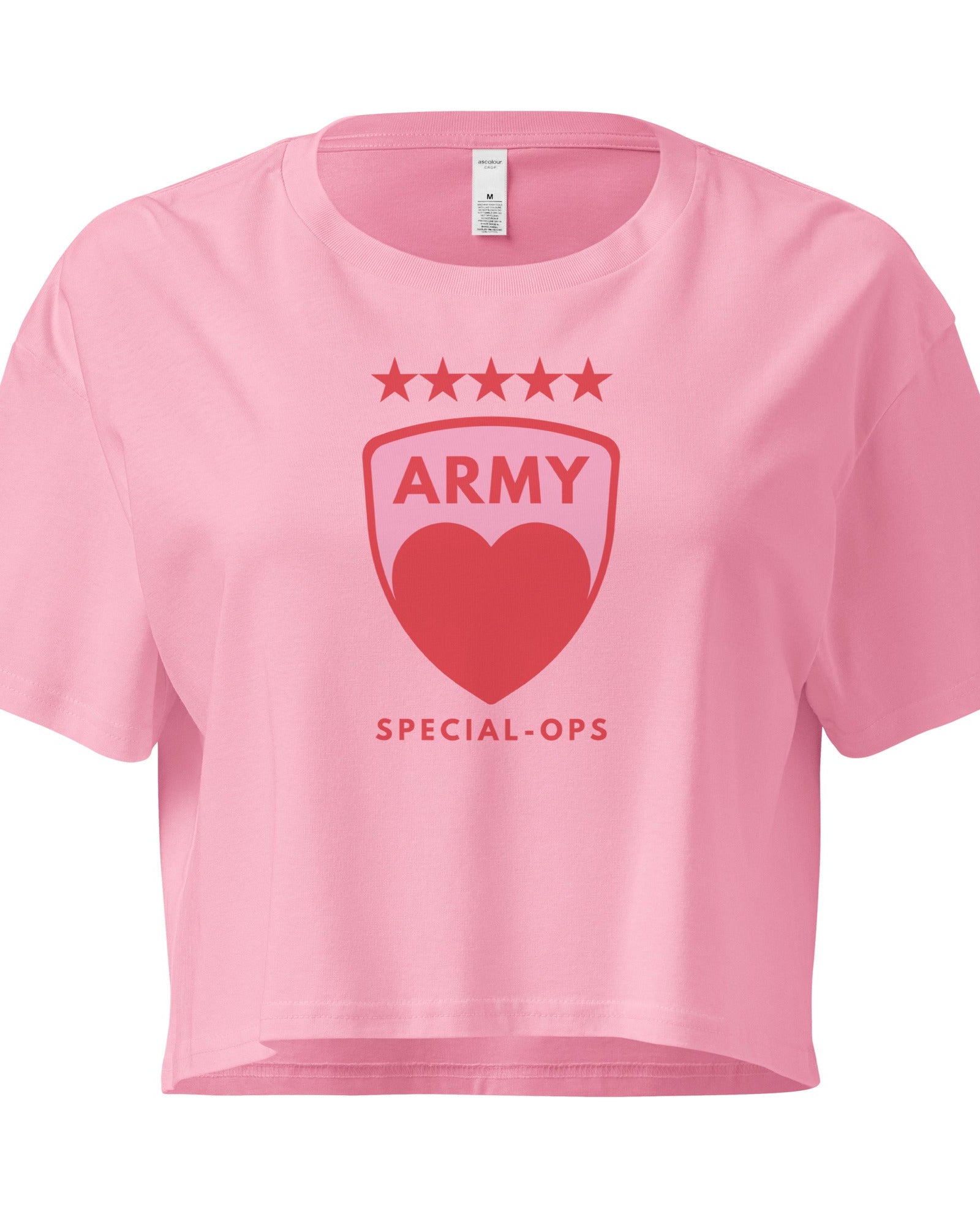 Jolly & Goode Crop Tops Bubblegum / XS Army of Love Special Ops Women’s Crop Top Cheeky British Style