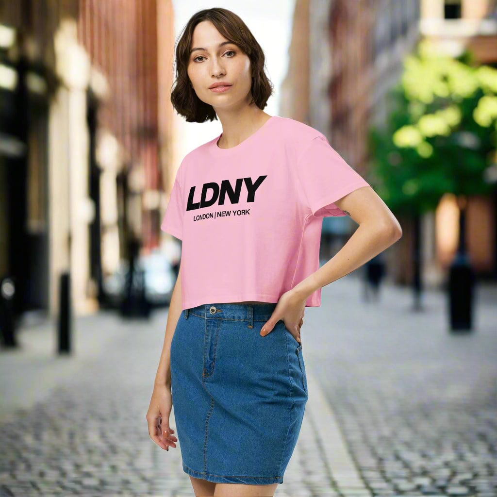Jolly & Goode Crop Tops Bubblegum / XS LDNY London New York Crop Top Cheeky British Style