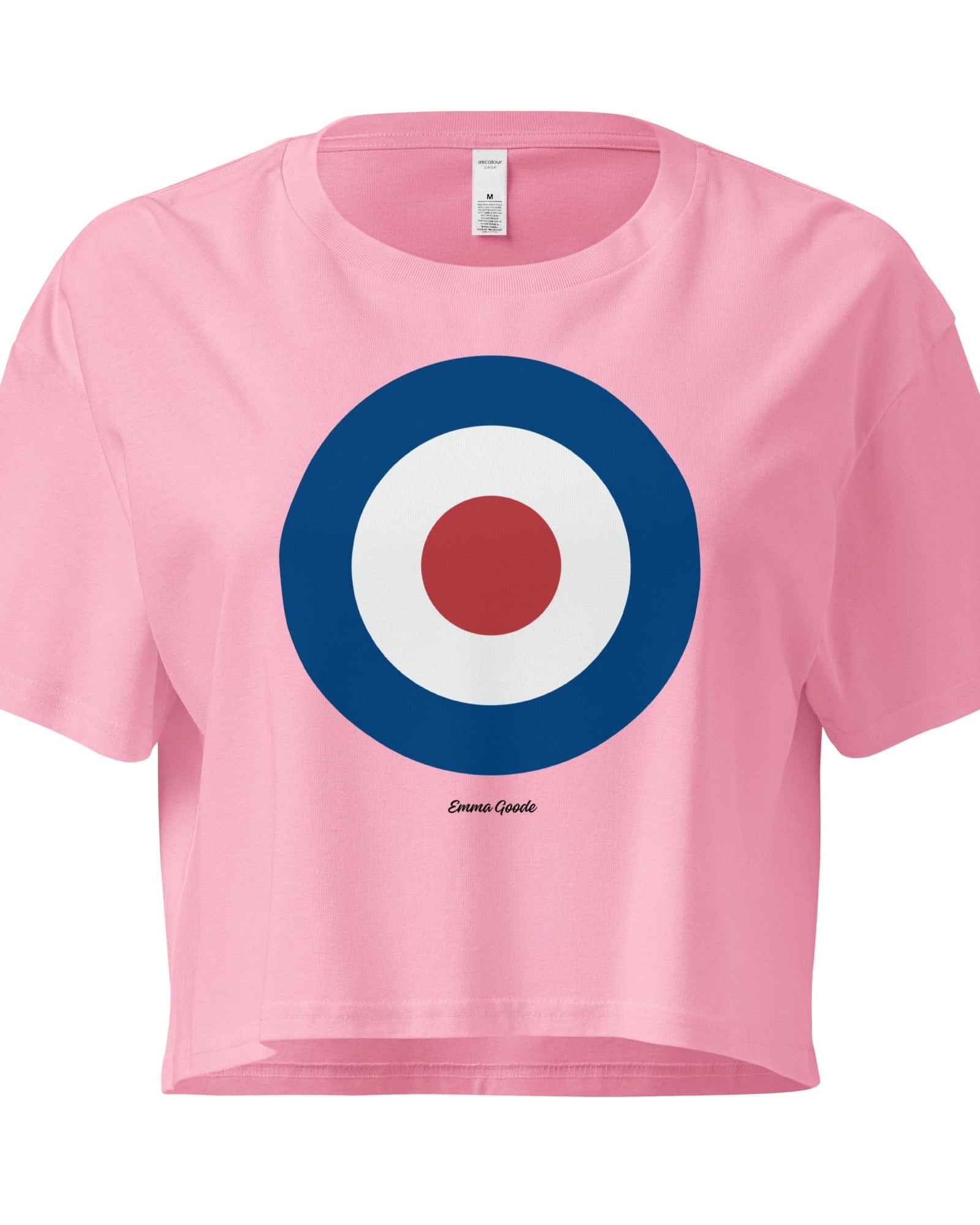 Jolly & Goode Crop Tops Bubblegum / XS Ocean Encircles Sun Emma Goode Signature Women’s Crop Top Cheeky British Style