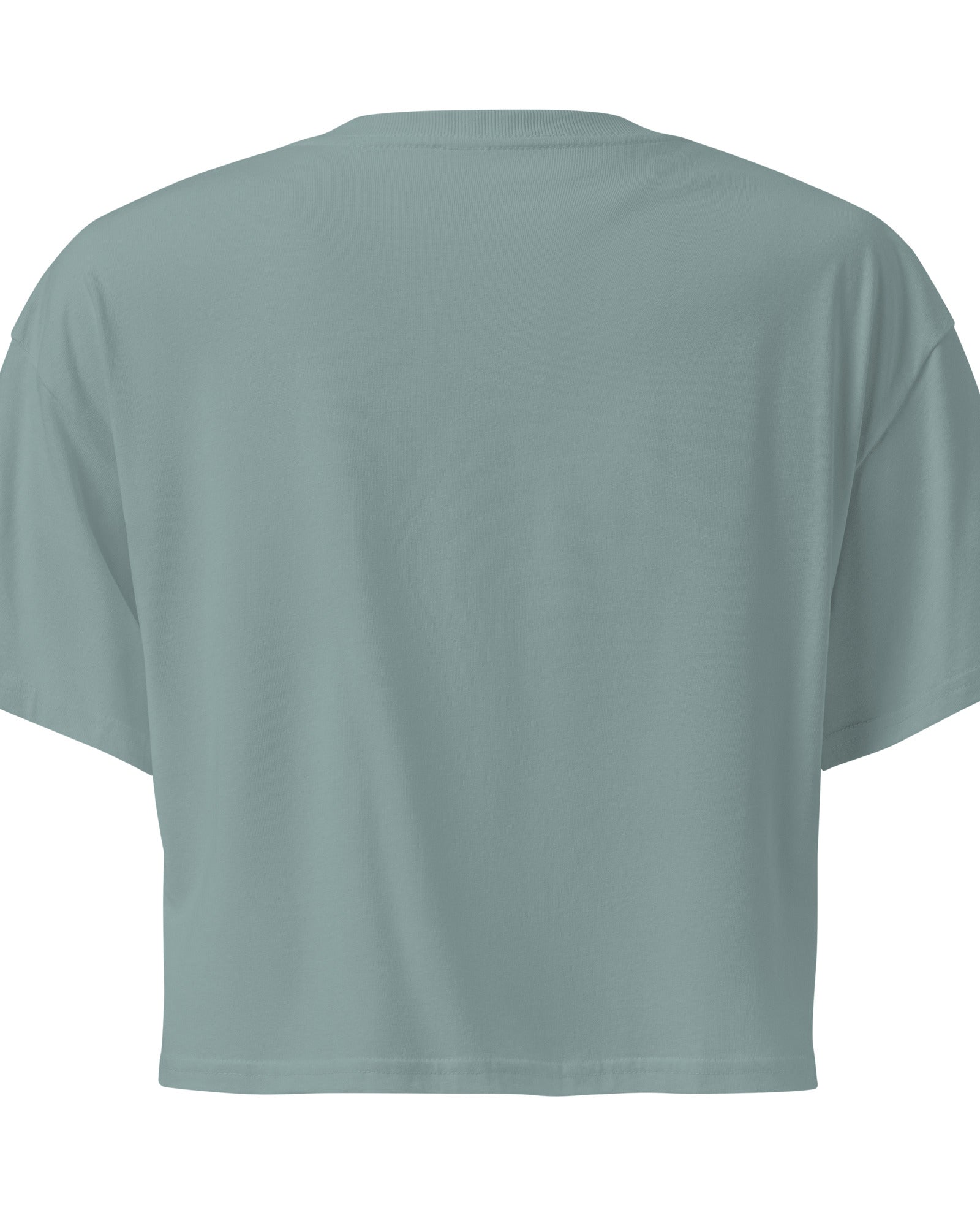 Jolly & Goode Crop Tops Chalk Stream Island | Clarity Always | Cotton Crop Top Cheeky British Style