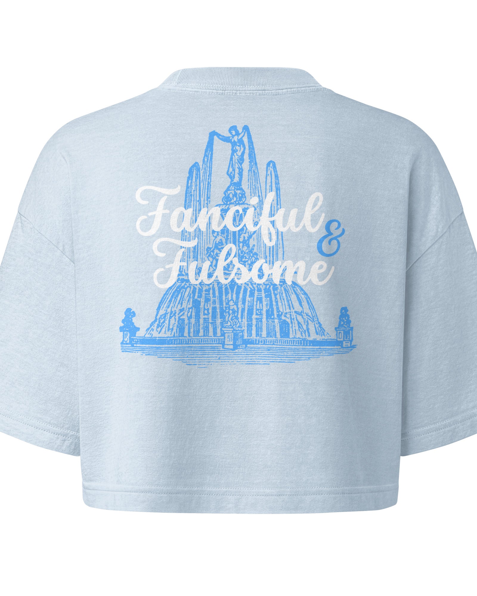 Jolly & Goode Crop Tops Fanciful & Fulsome Boxy Cropped Tee Cheeky British Style