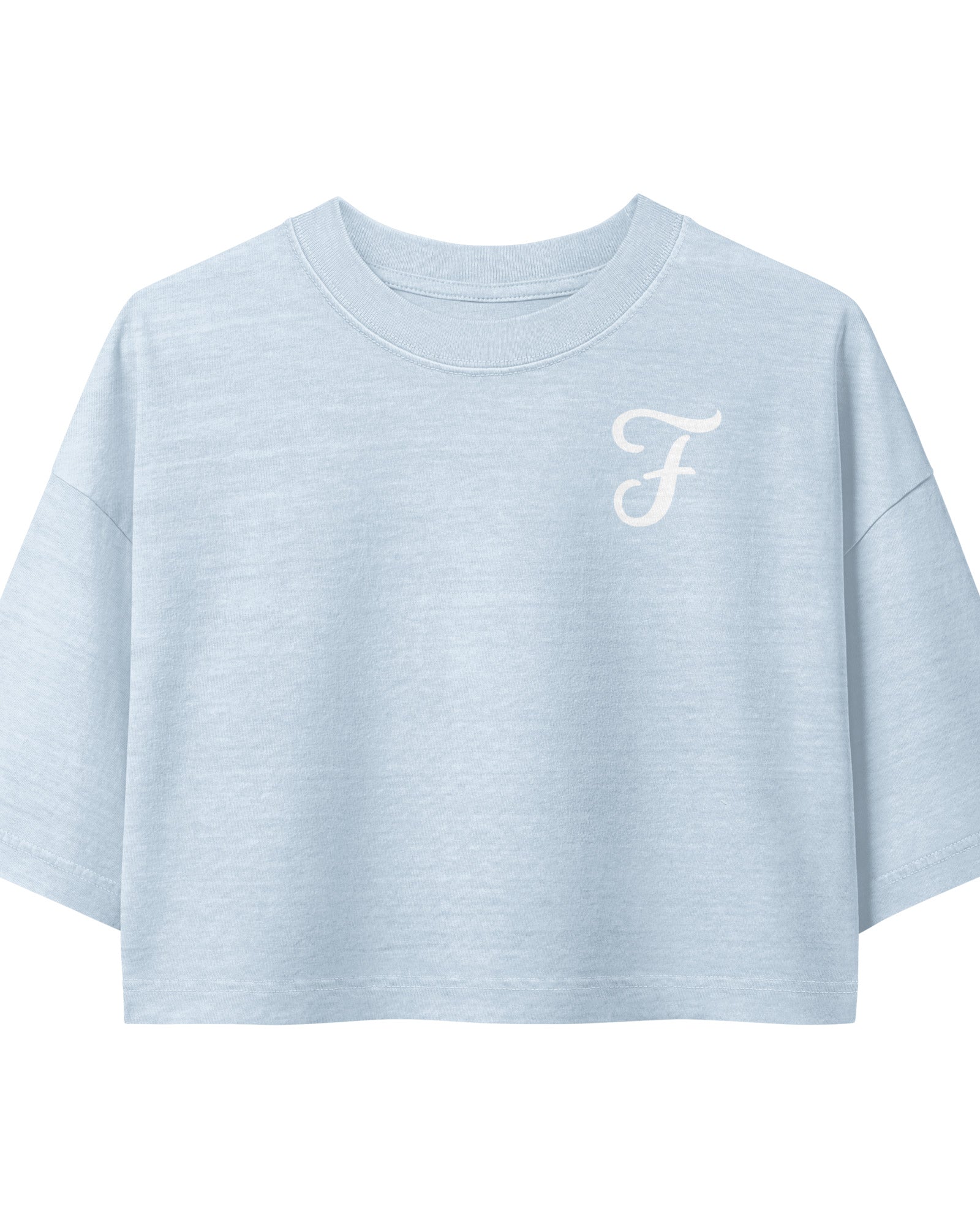 Jolly & Goode Crop Tops Fanciful & Fulsome Boxy Cropped Tee Cheeky British Style