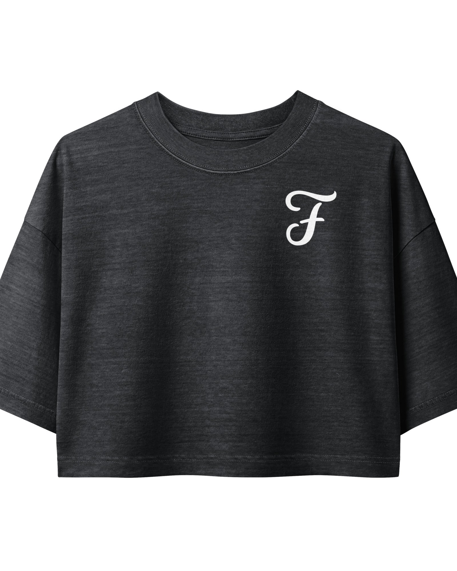 Jolly & Goode Crop Tops Fanciful & Fulsome Boxy Cropped Tee Cheeky British Style