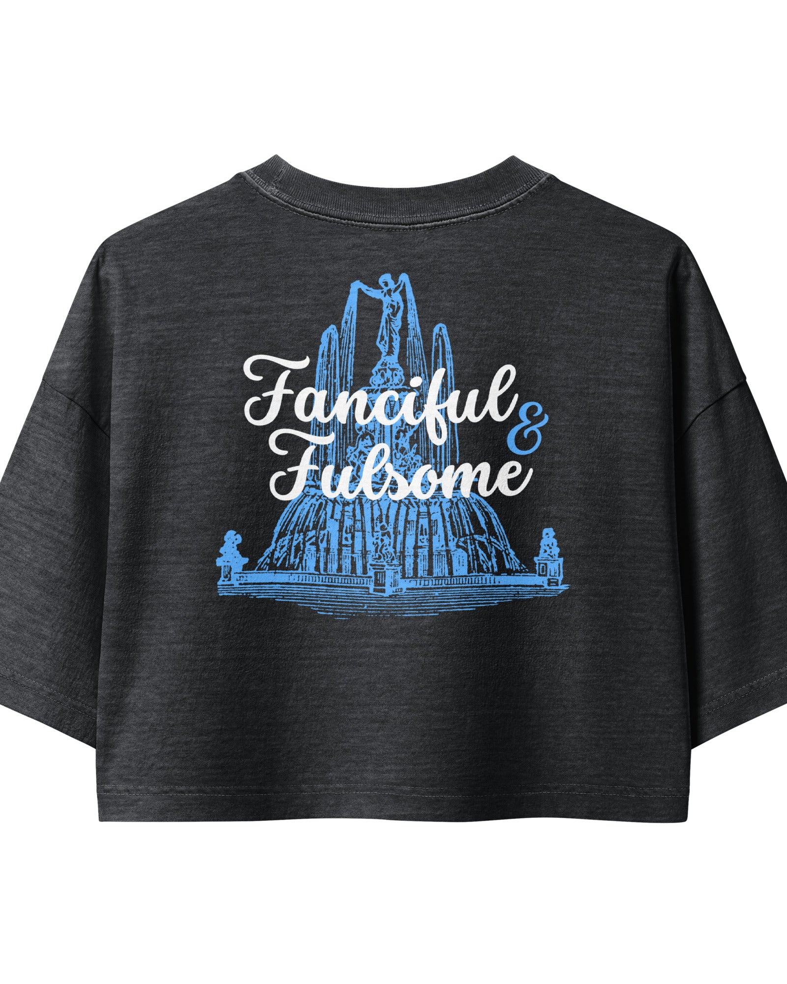Jolly & Goode Crop Tops Fanciful & Fulsome Boxy Cropped Tee Cheeky British Style