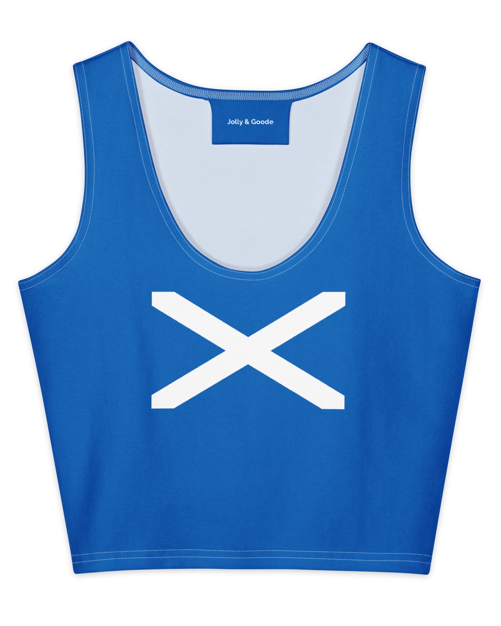 Jolly & Goode Crop Tops Flag of Scotland Crop Top Cheeky British Style