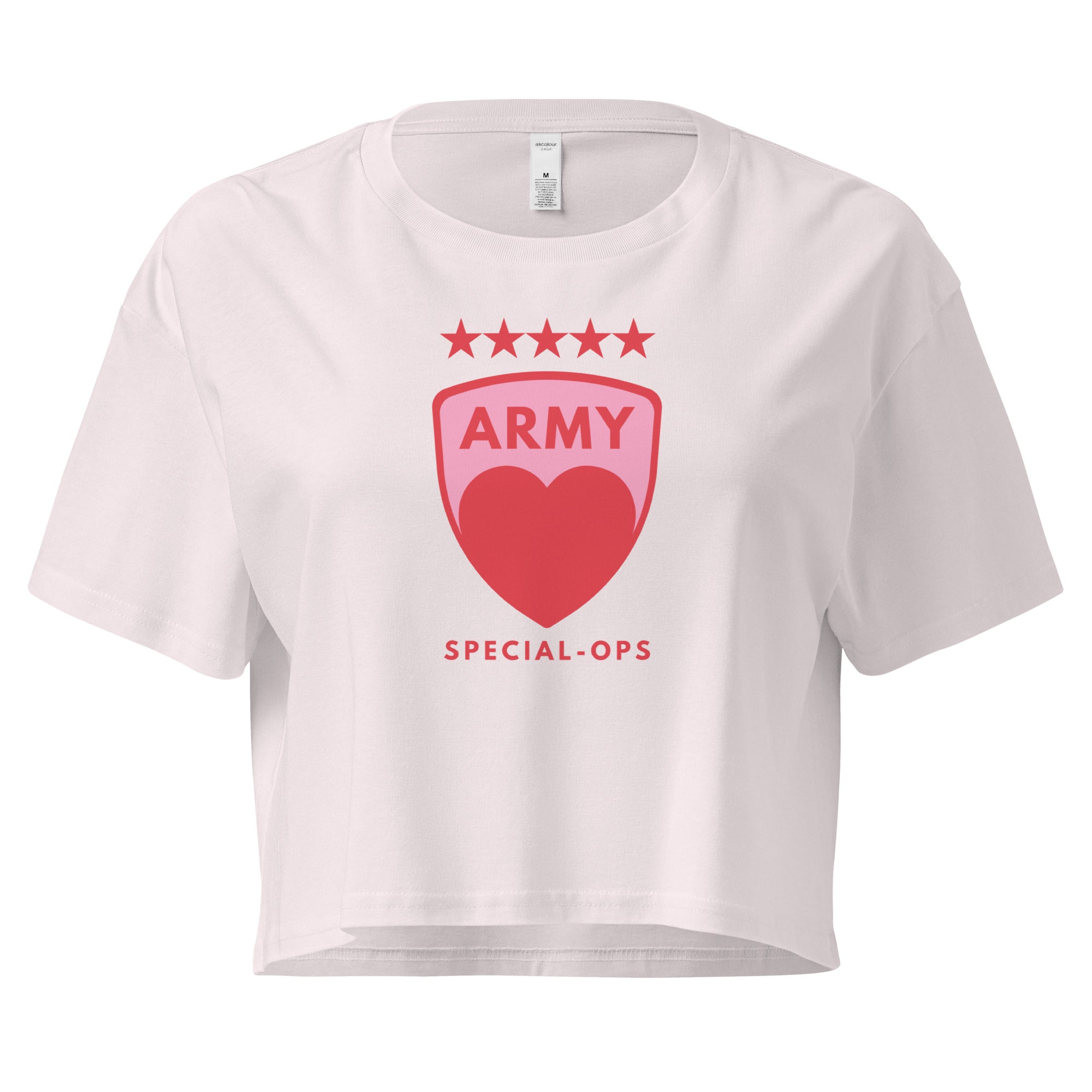 Jolly & Goode Crop Tops Orchid / XS Army of Love Special Ops Women’s Crop Top Cheeky British Style
