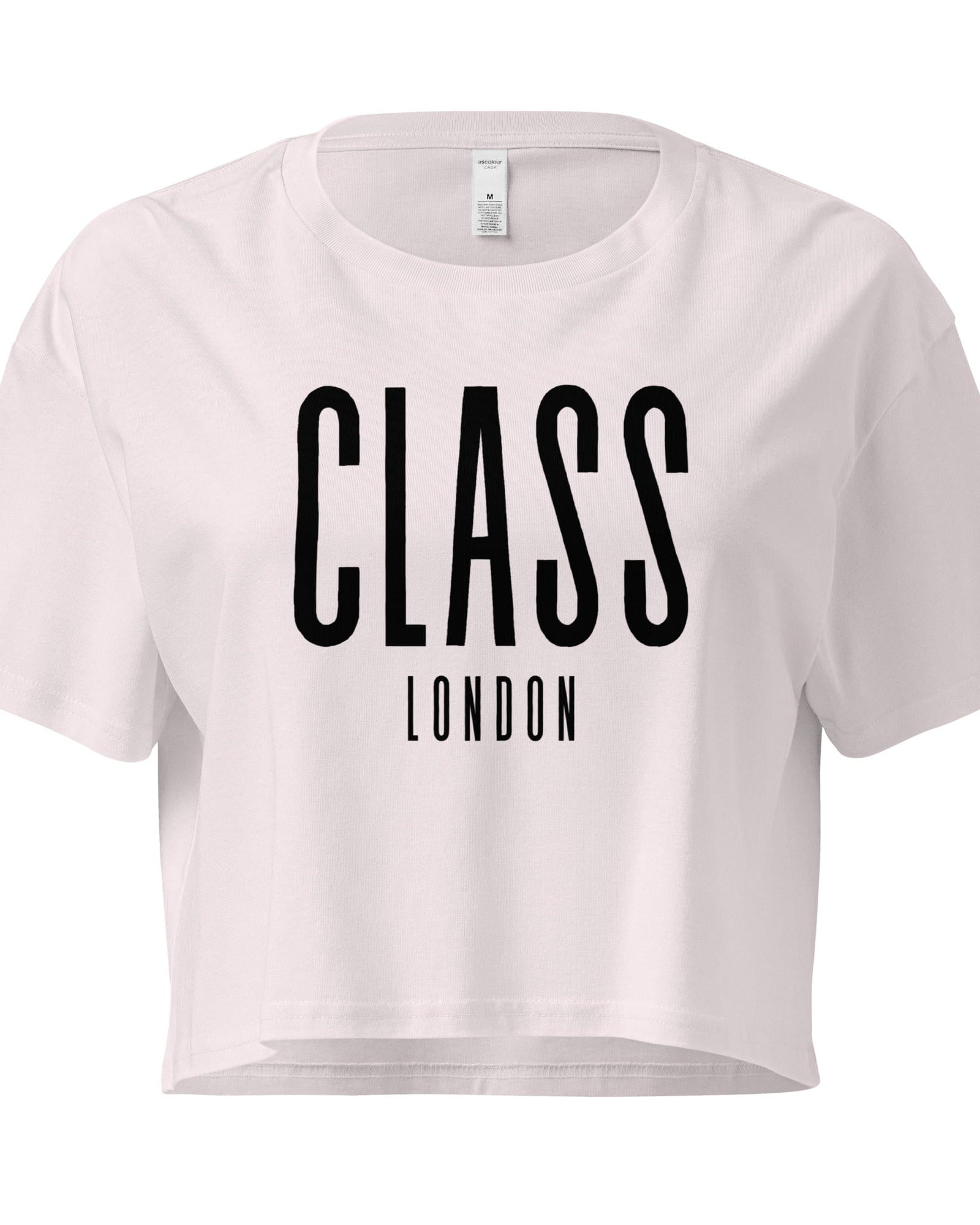 Jolly & Goode Crop Tops Orchid / XS Class London Crop Top | Pink | Black-on-Black Cheeky British Style