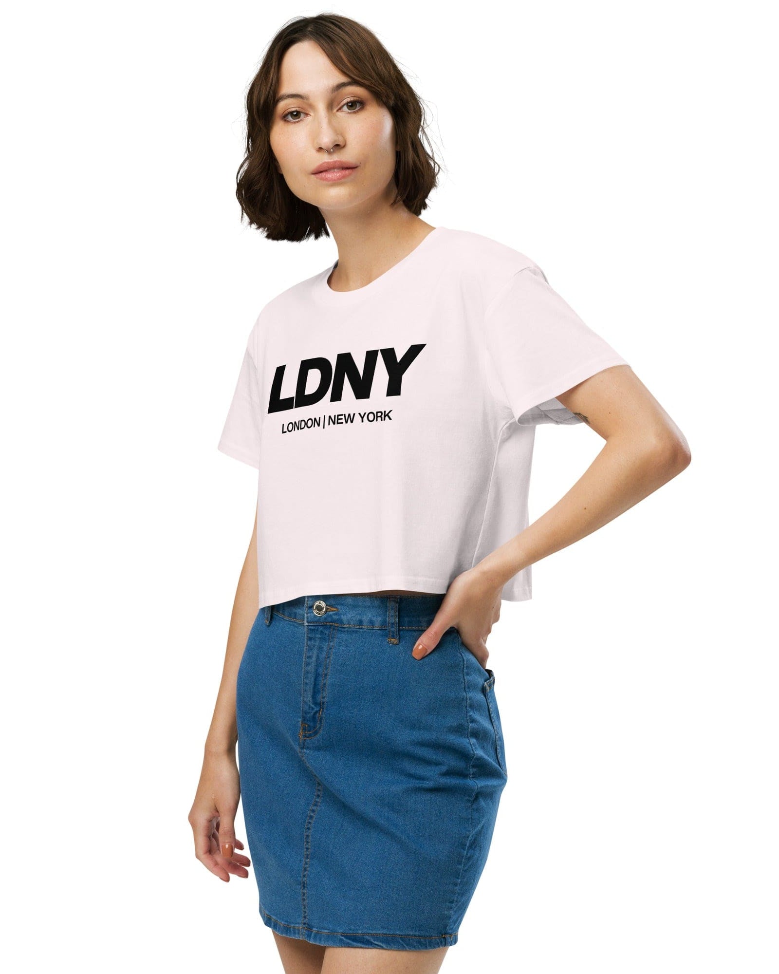 Jolly & Goode Crop Tops Orchid / XS LDNY London New York Crop Top Cheeky British Style