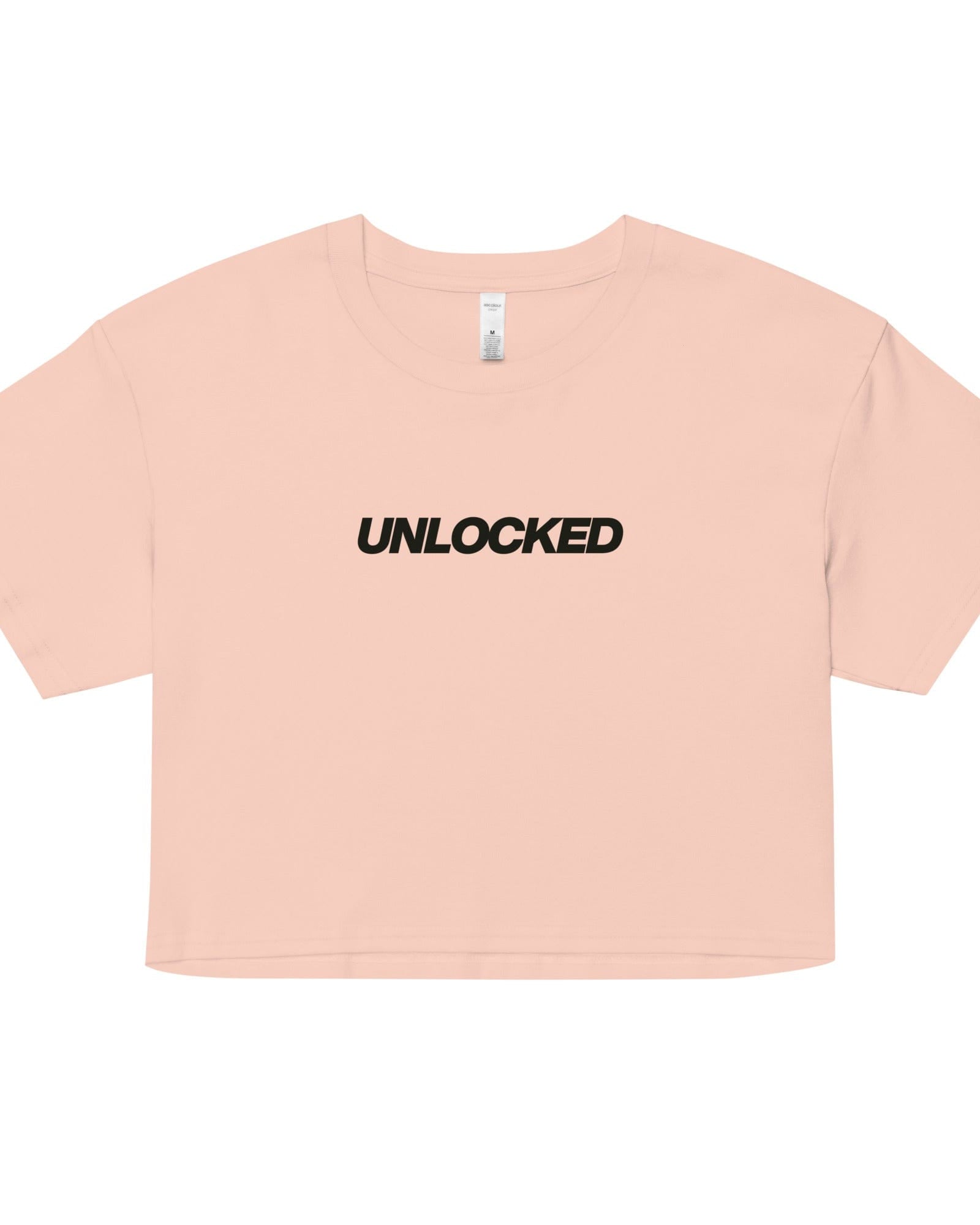 Jolly & Goode Crop Tops Pale Pink / XS Unlocked Crop Top Cheeky British Style