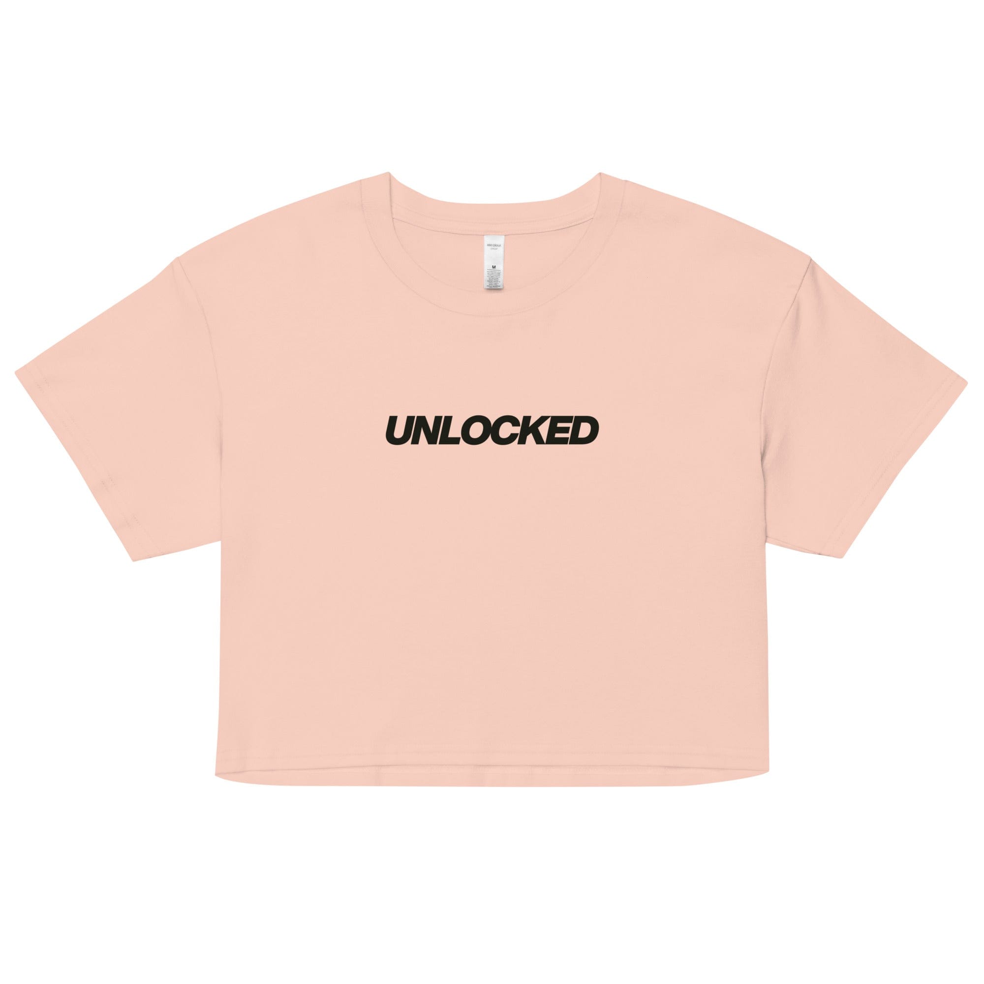 Jolly & Goode Crop Tops Pale Pink / XS Unlocked Crop Top Cheeky British Style