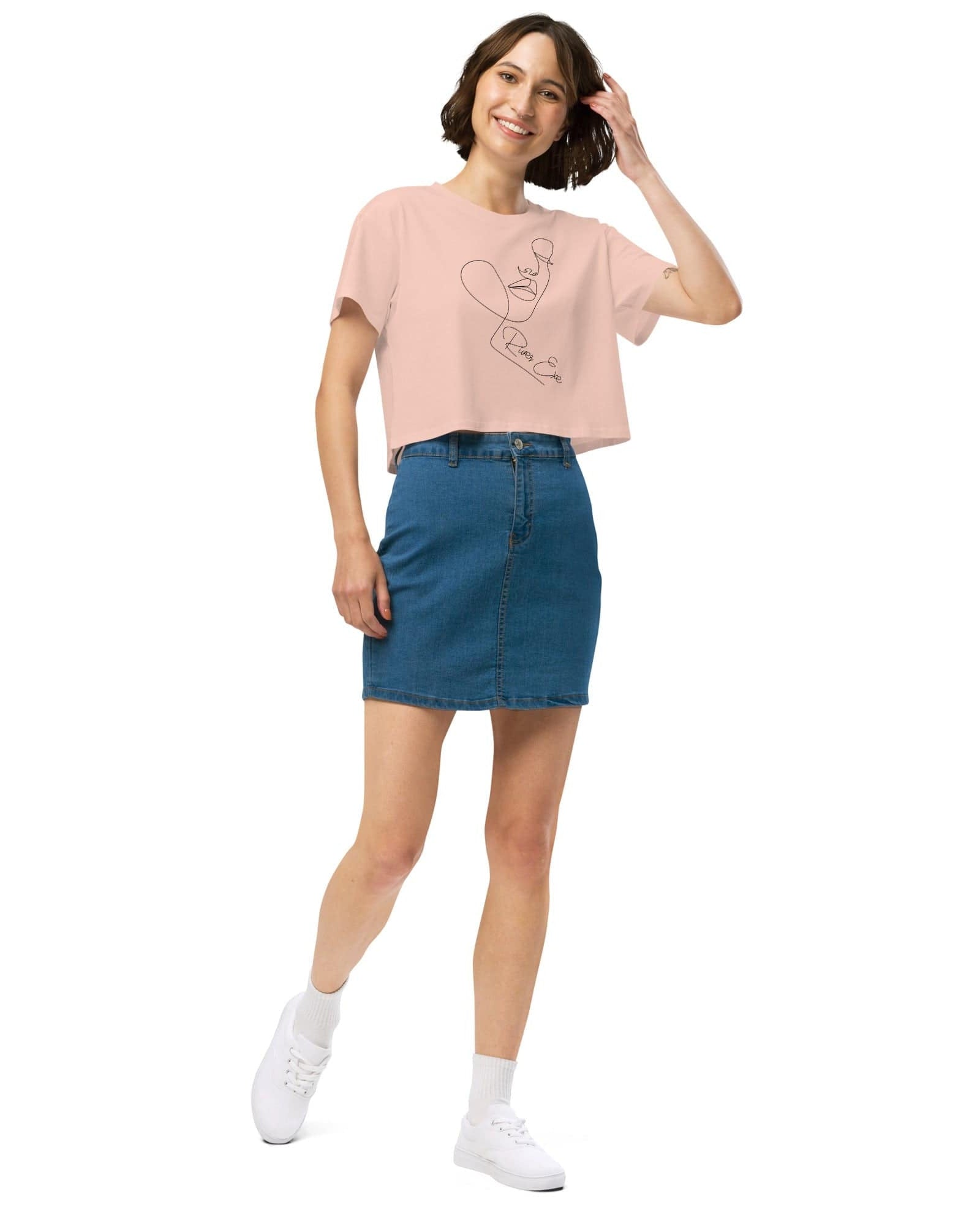 Jolly & Goode Crop Tops River Exe Crop Top | Exeter Gift Shop Cheeky British Style