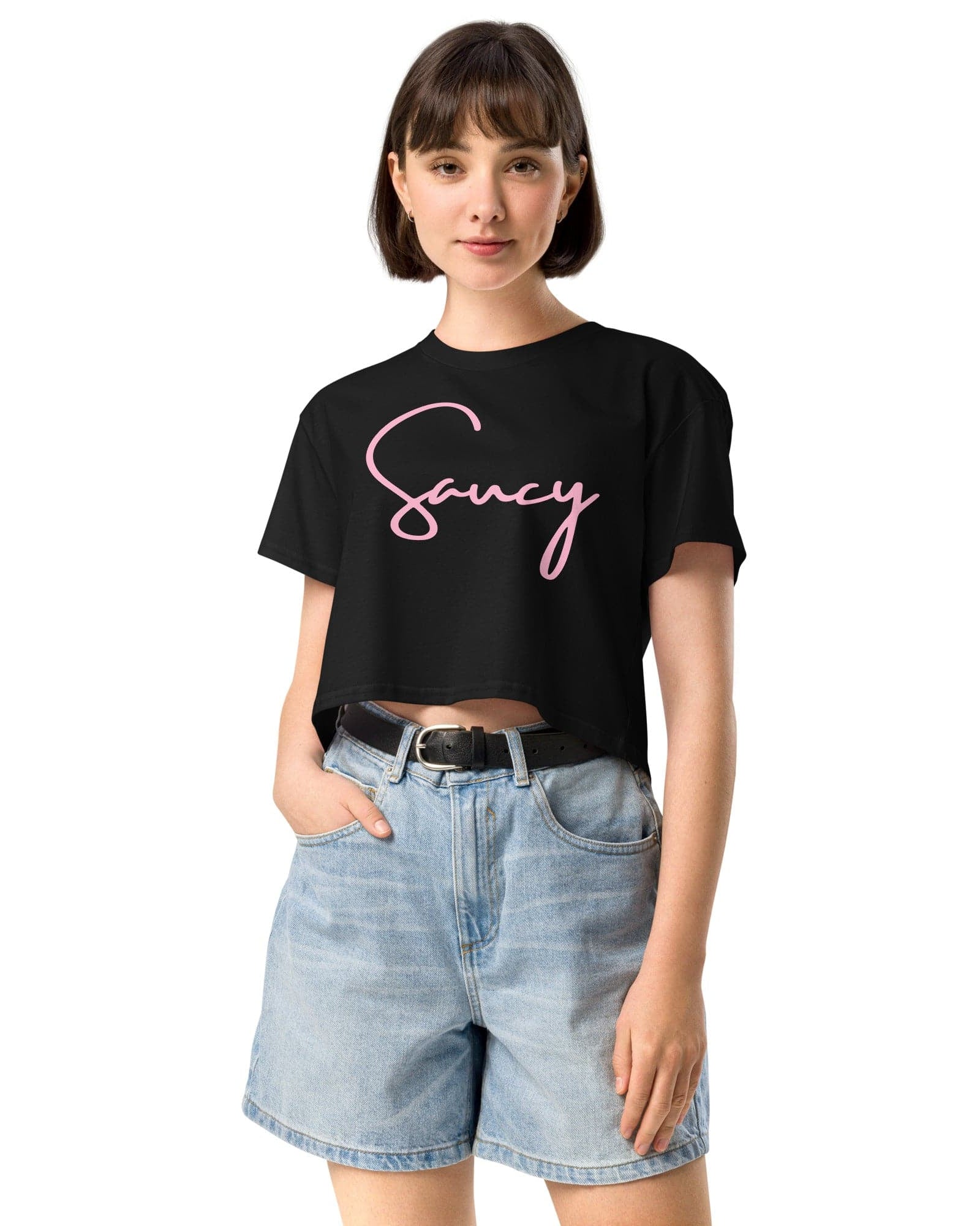 Jolly & Goode Crop Tops Saucy Crop Top Cheeky British Style