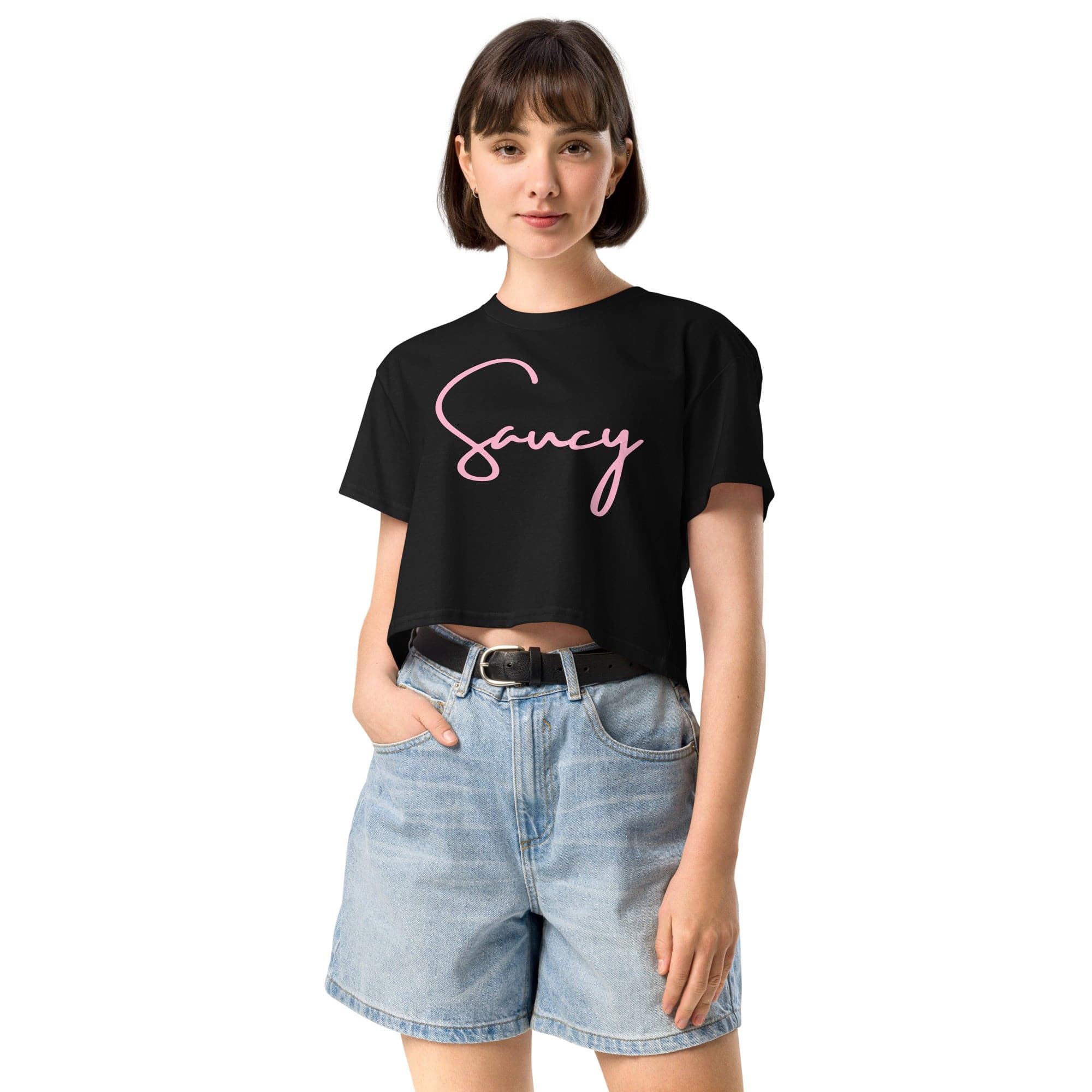 Jolly & Goode Crop Tops Saucy Crop Top Cheeky British Style