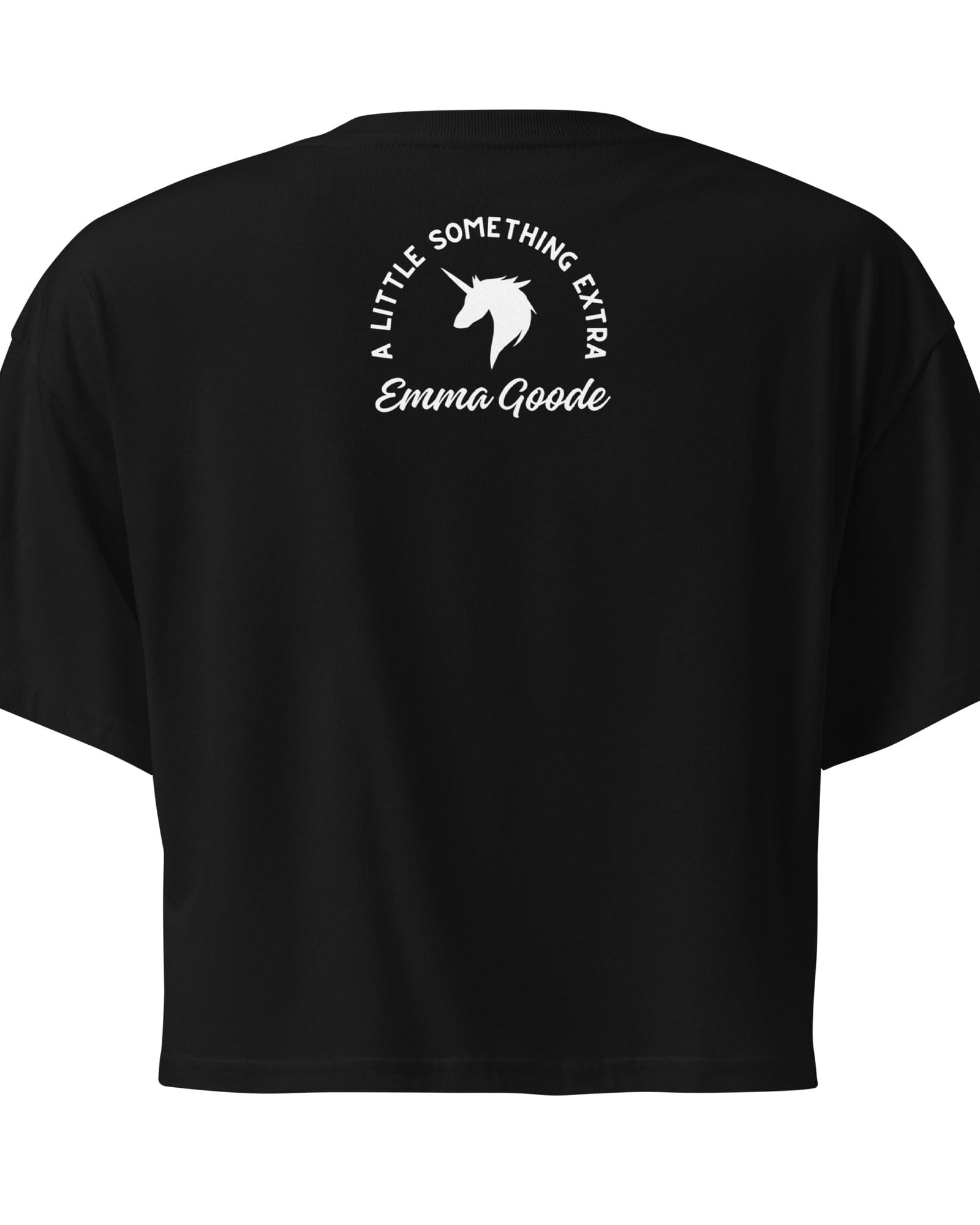 Jolly & Goode Crop Tops Unicorn | A Little Something Extra | Emma Goode Crop Top Cheeky British Style