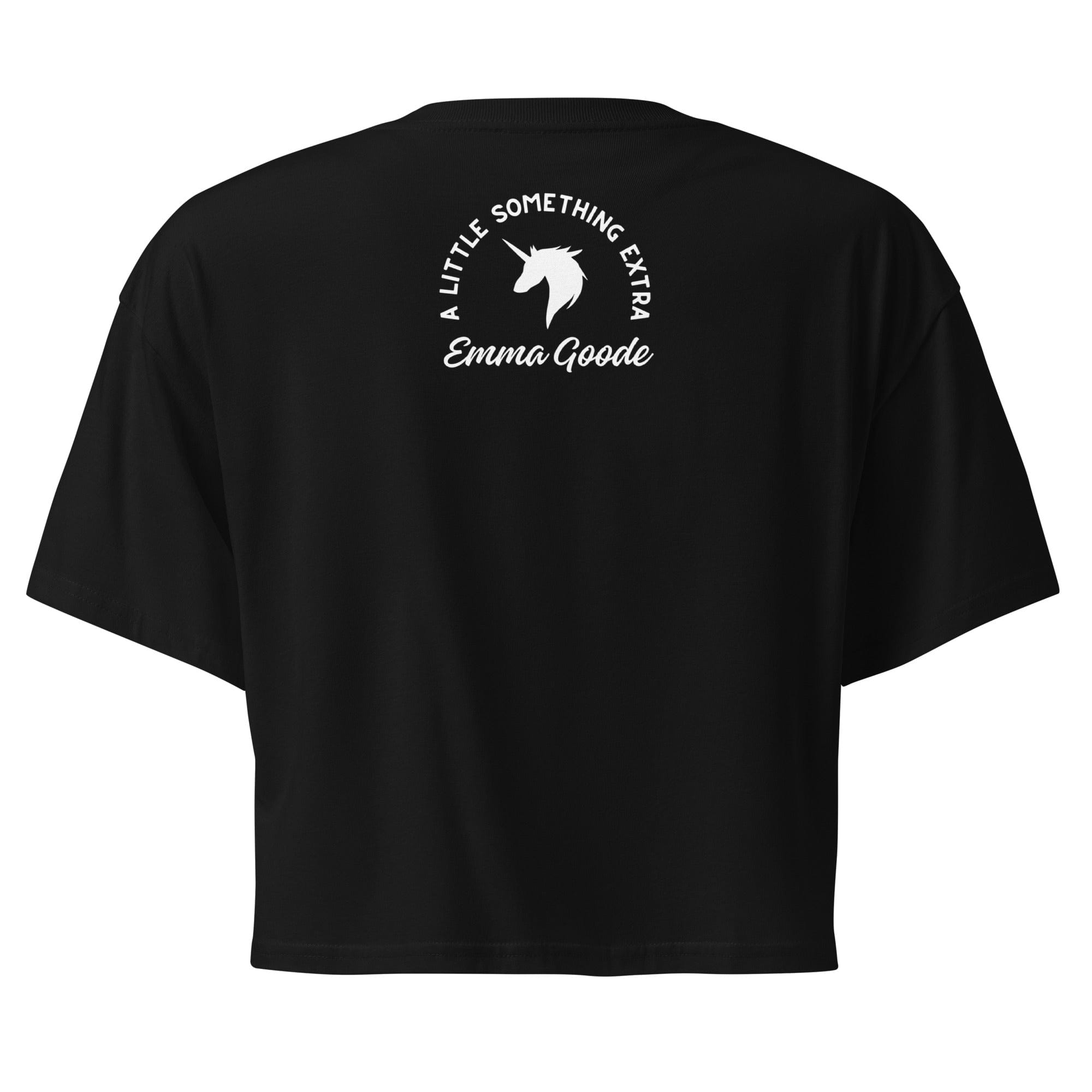 Jolly & Goode Crop Tops Unicorn | A Little Something Extra | Emma Goode Crop Top Cheeky British Style