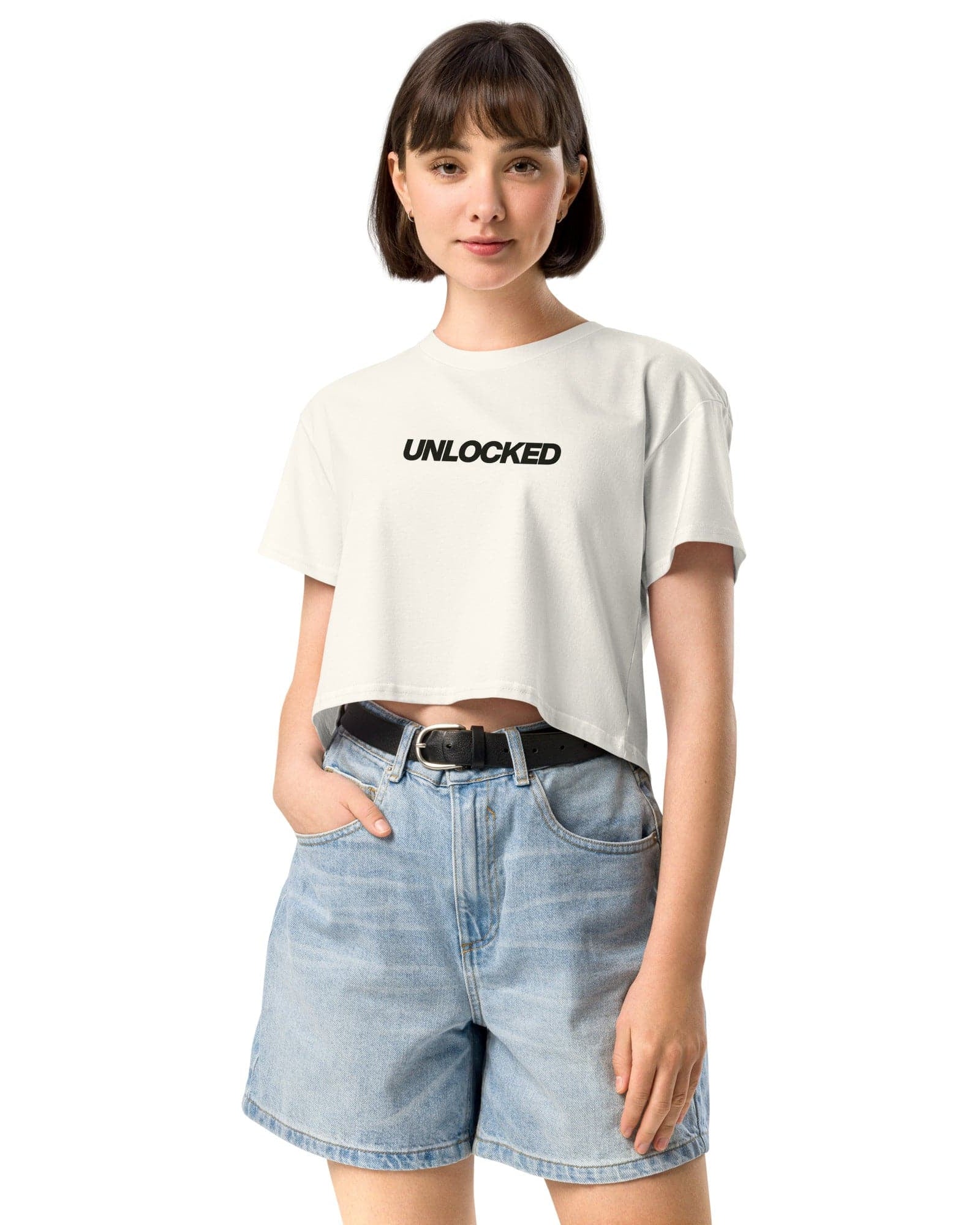 Jolly & Goode Crop Tops Unlocked Crop Top Cheeky British Style