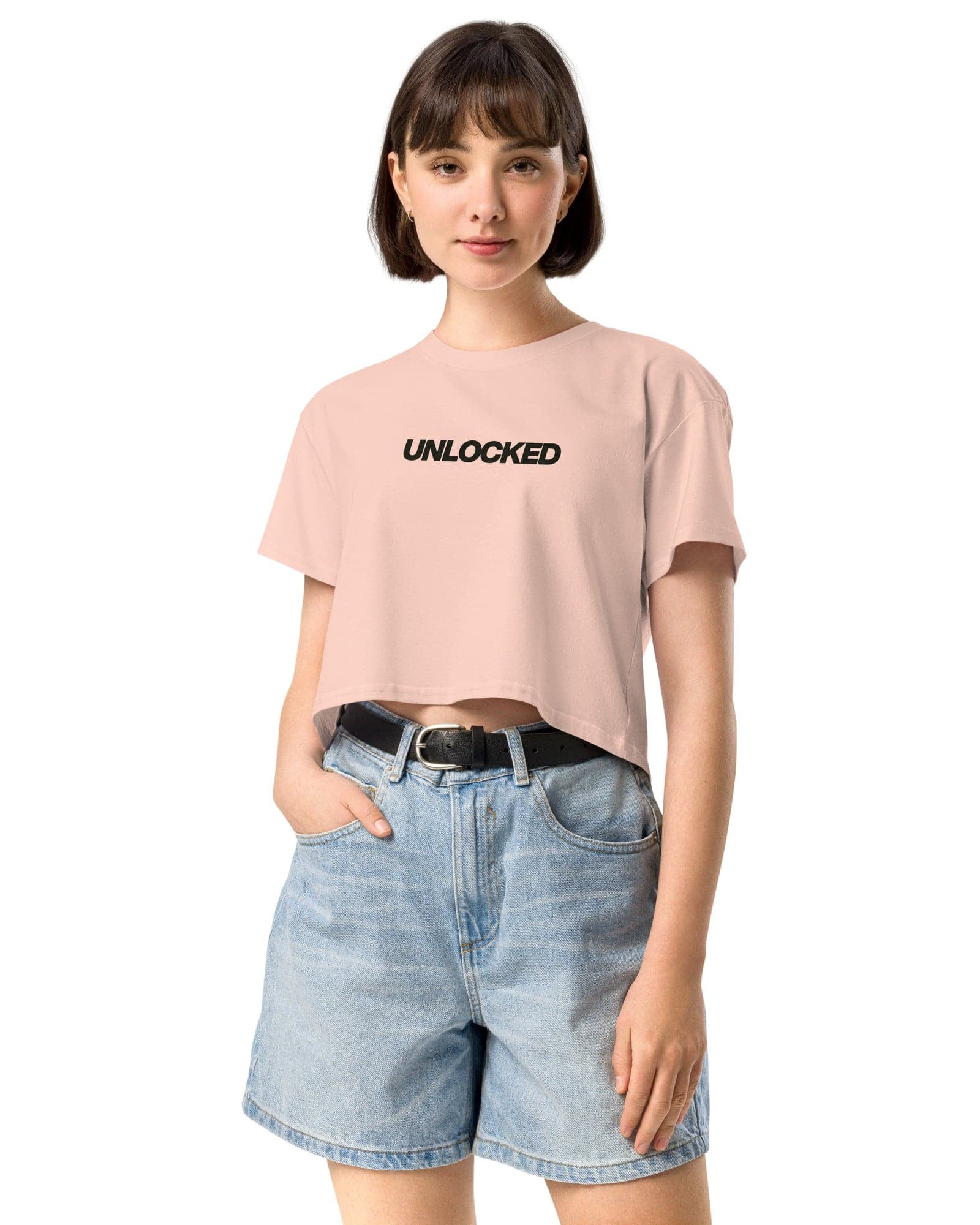 Jolly & Goode Crop Tops Unlocked Crop Top Cheeky British Style
